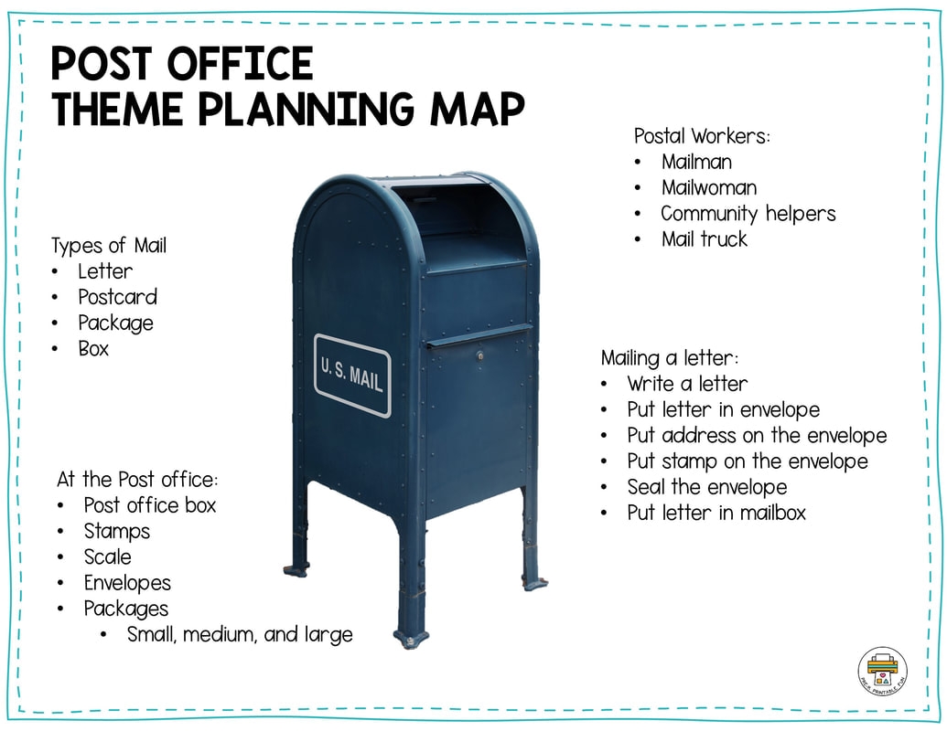 Post Office Preschool Activities Pre K Printable Fun