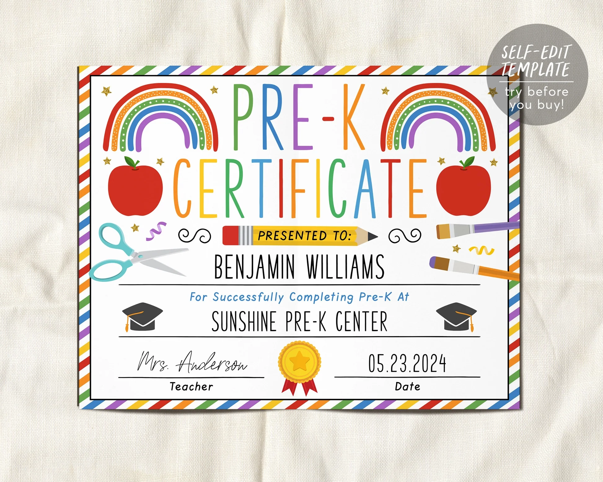Pre K Graduation Diploma Editable Template Preschool Kindergarten Cer Puff Paper Co Pre K Graduation Diploma Editable Template Preschool Kindergarten Cer Puff Paper Co