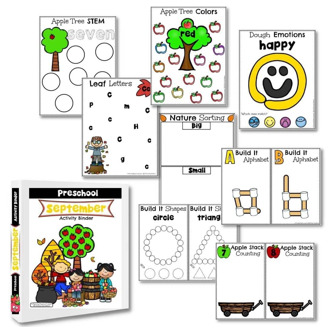 Preschool Activities Binder Bundle Planning Playtime