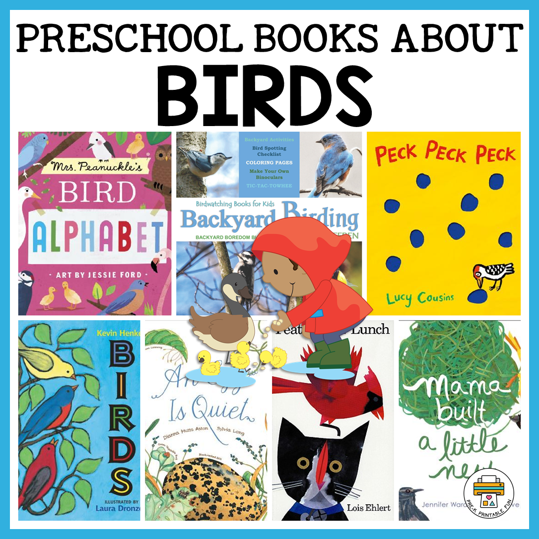 Preschool Books About Birds Pre K Printable Fun