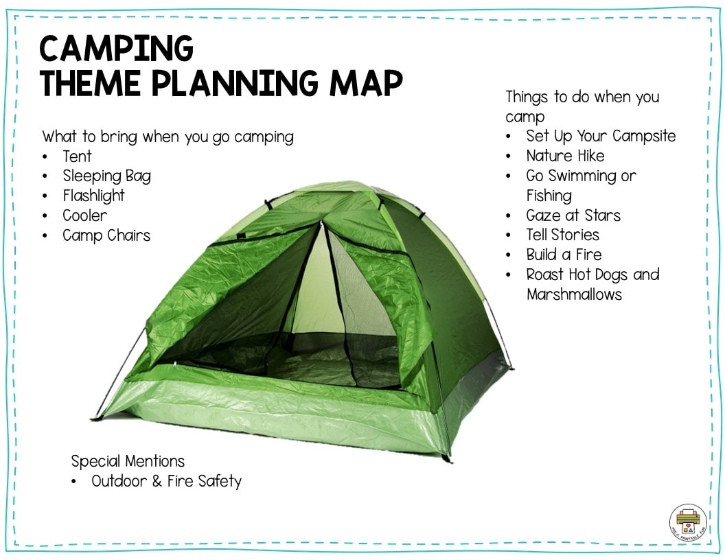 Preschool Camping Lesson Planning Ideas Pre K Printable Fun Preschool Camping Lesson Planning Ideas Pre K Printable Fun