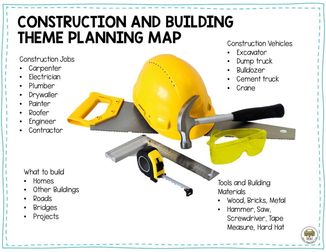 Preschool Construction And Building Theme Pre K Printable Fun Preschool Construction And Building Theme Pre K Printable Fun