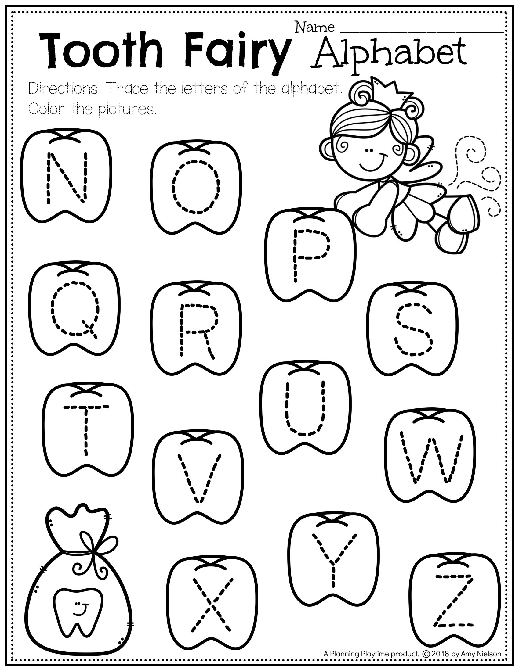 Preschool Dental Health Planning Playtime Worksheets Library