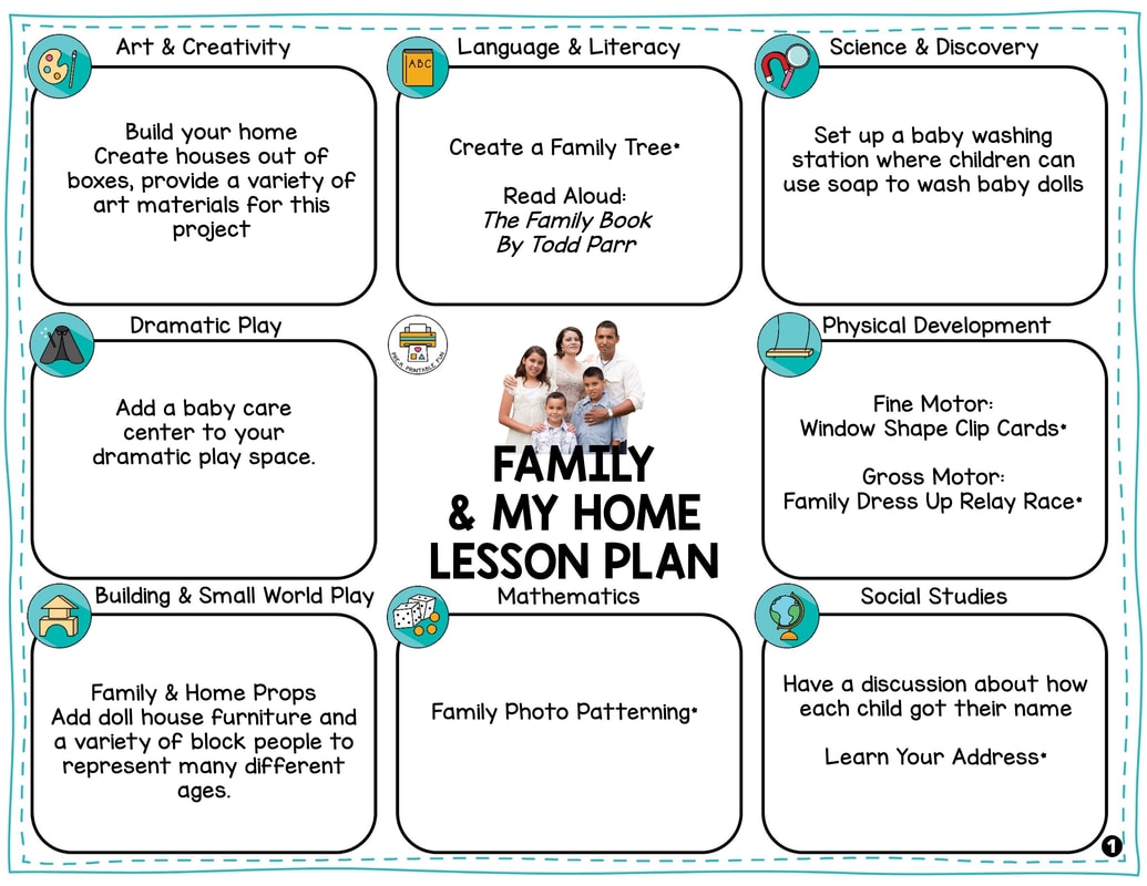 Preschool Family And Home Lesson Planning Ideas Pre K Printable Fun Preschool Family And Home Lesson Planning Ideas Pre K Printable Fun