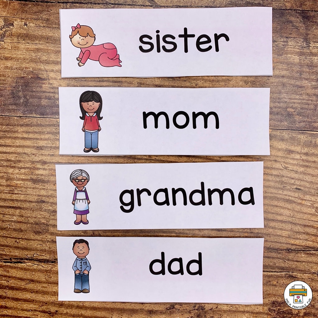 Preschool Family And Home Lesson Planning Ideas Pre K Printable Fun