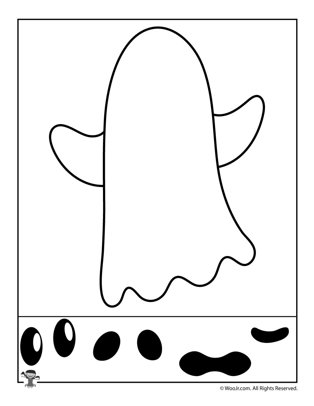 Preschool Halloween Activity Pages Cut And Paste Halloween Fun Faces Woo Jr Kids Activities Children s Publishing