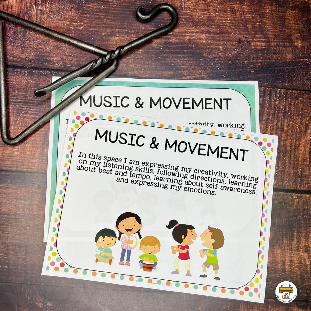 Preschool Learning Center Signs Editable Preschool Learning Center Signs Editable