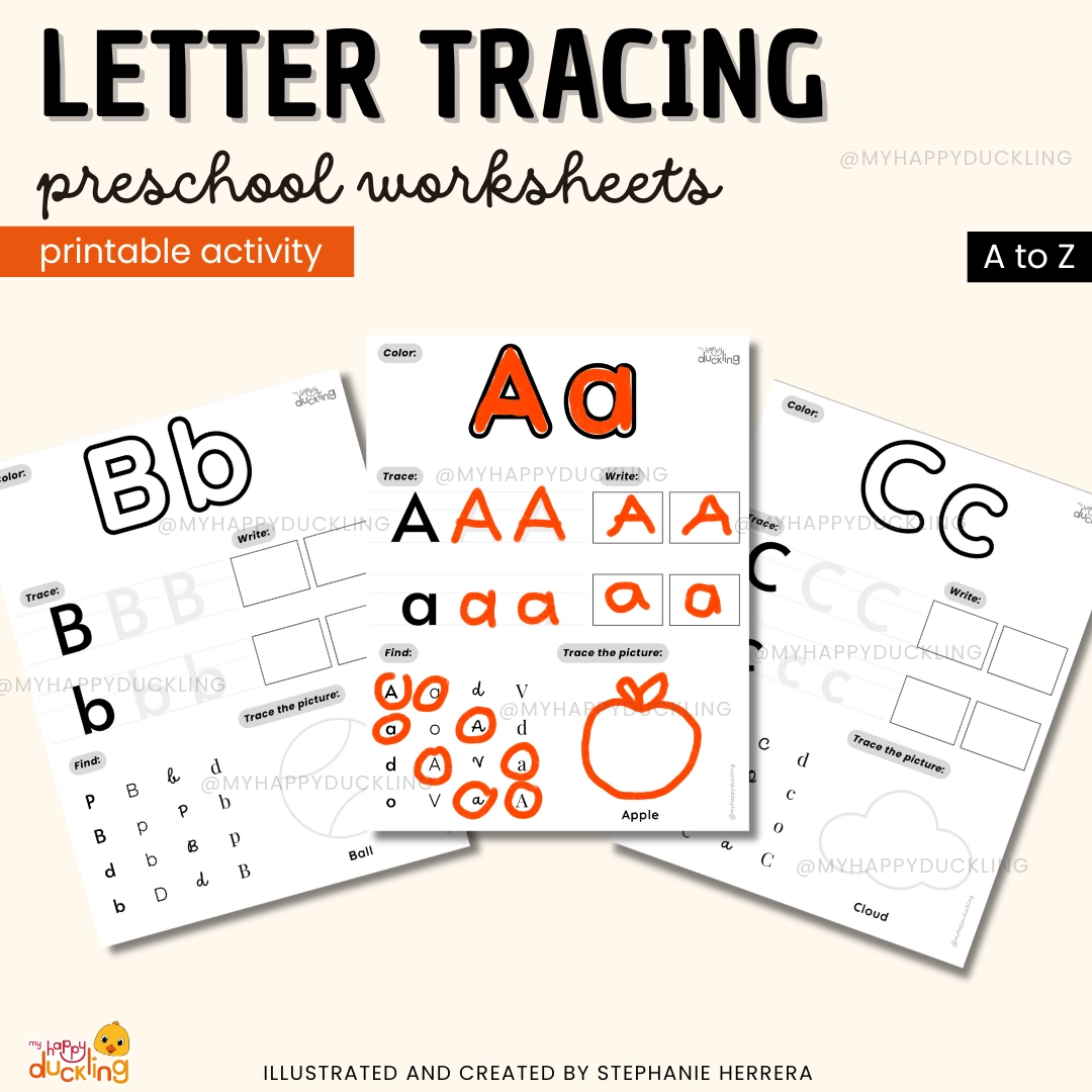 Preschool Letter Tracing Worksheets A To Z Payhip Preschool Letter Tracing Worksheets A To Z Payhip
