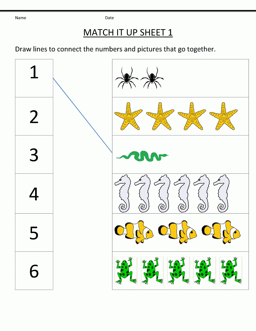 Preschool Math Worksheets Free Learning Printable