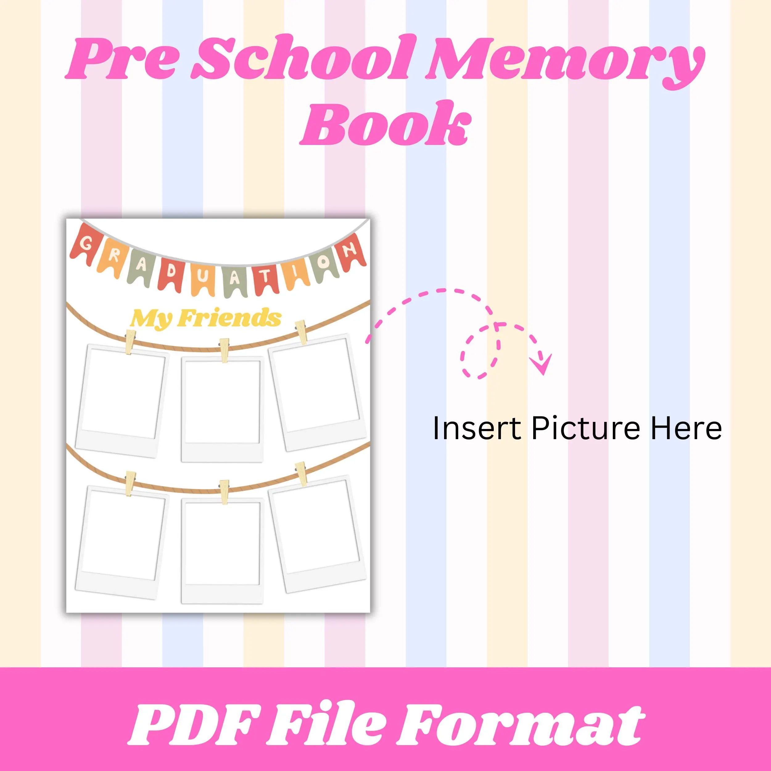 Preschool Memory Book Printable Pre k Graduation Keepsake Digital Download For Kids Etsy Preschool Memory Book Printable Pre k Graduation Keepsake Digital Download For Kids Etsy