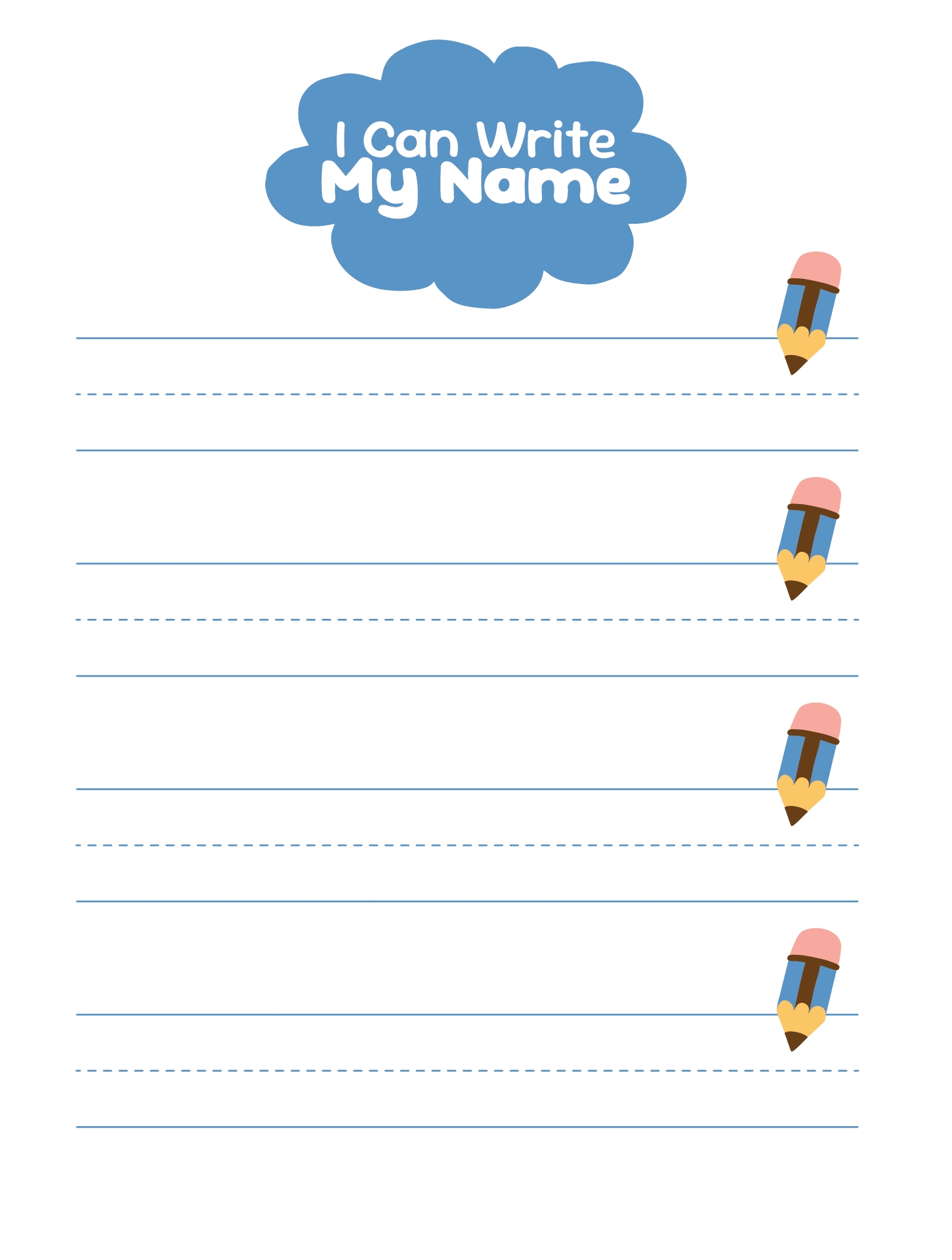 Preschool Name Tracing 15 Free PDF Printables Printablee