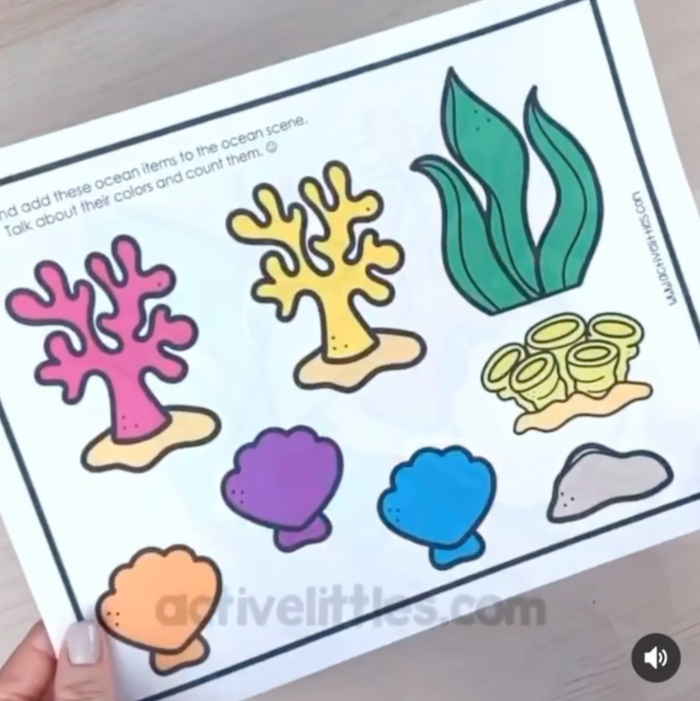 Preschool Ocean Theme Printables Active Littles