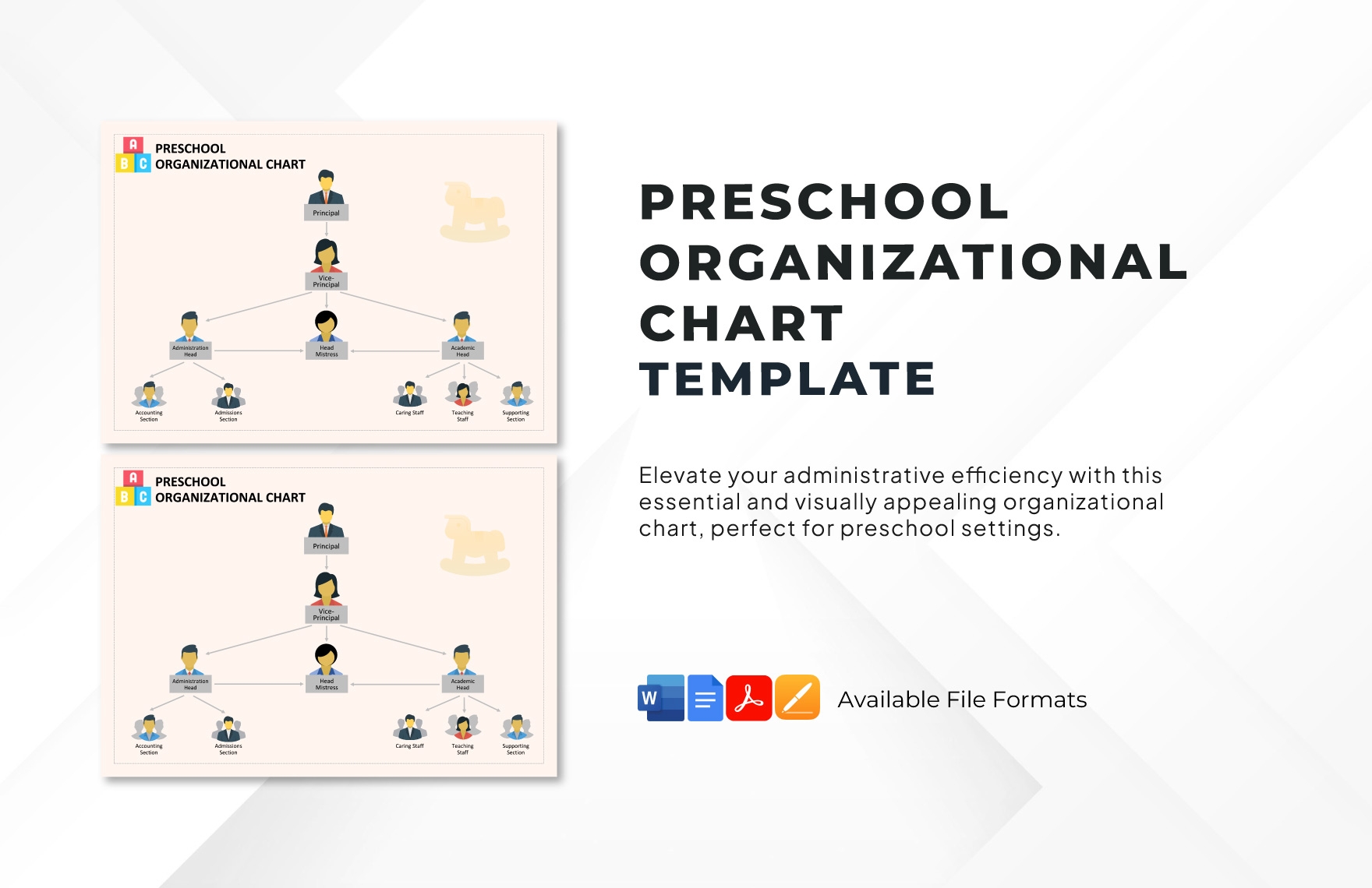 Preschool Organizational Chart Template In Google Docs PDF Word Pages Download Template
