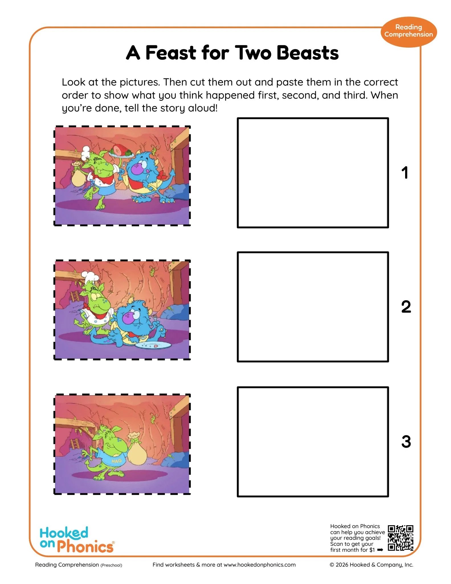 Preschool Reading Worksheets Hooked On Phonics