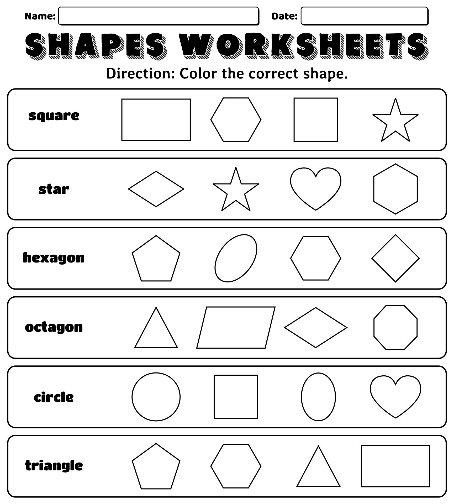 Preschool Shapes 15 Free PDF Printables Printablee Preschool Shapes 15 Free PDF Printables Printablee