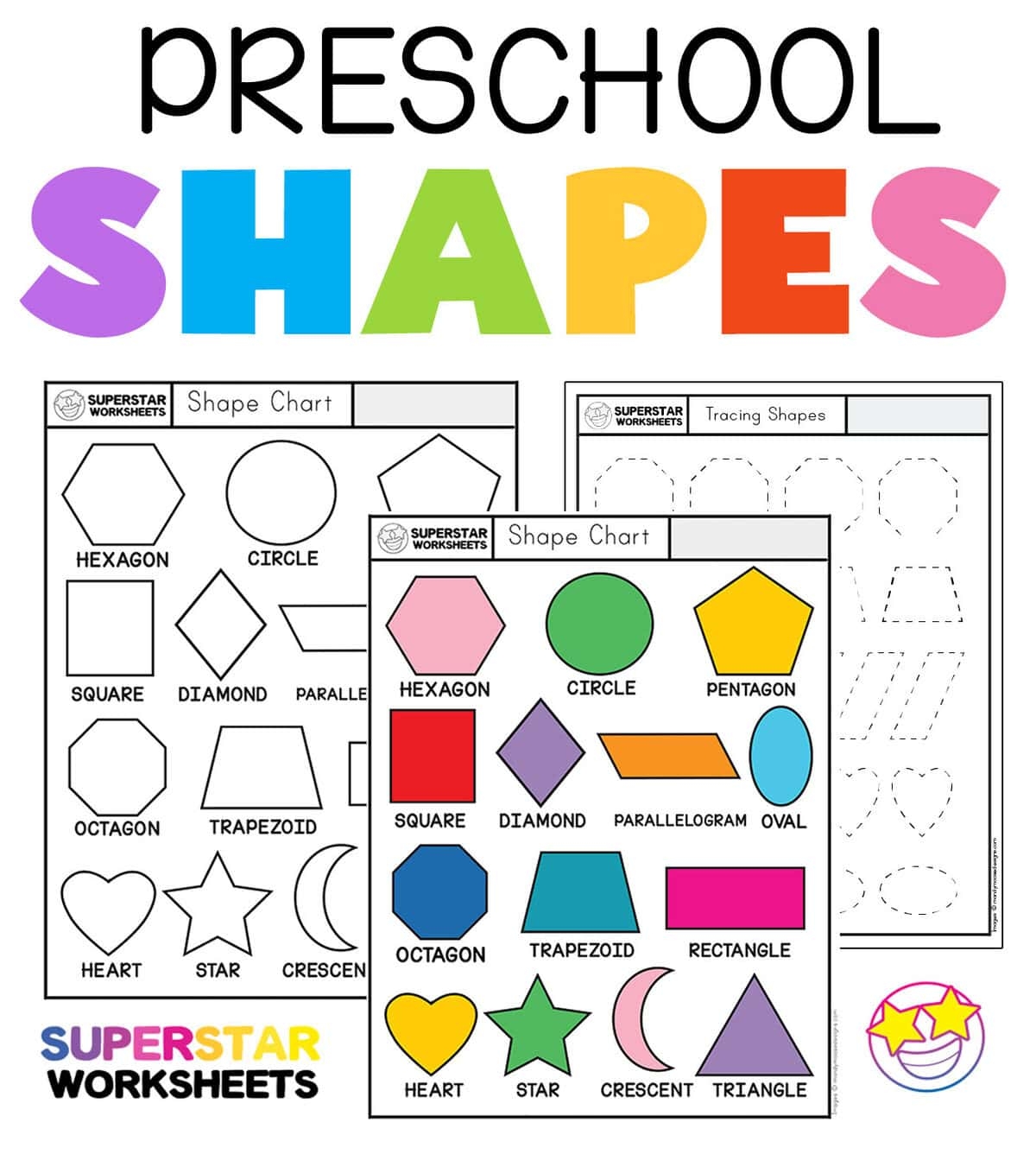 Preschool Shapes Worksheets Superstar Worksheets
