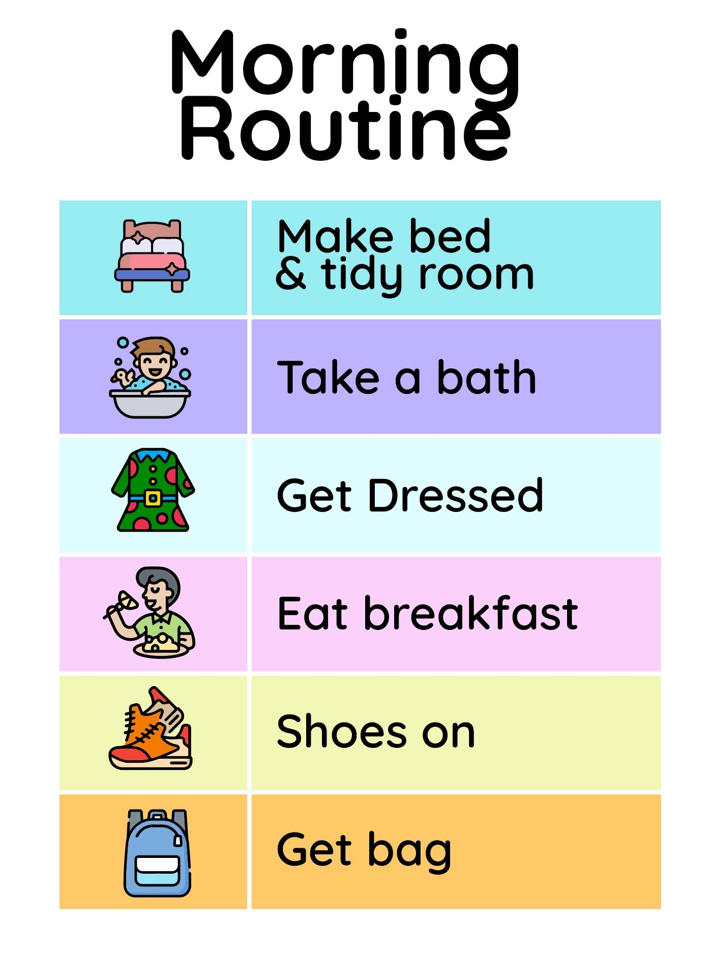 Preschool Visual Daily Schedule 12 Free PDF Printables Printablee