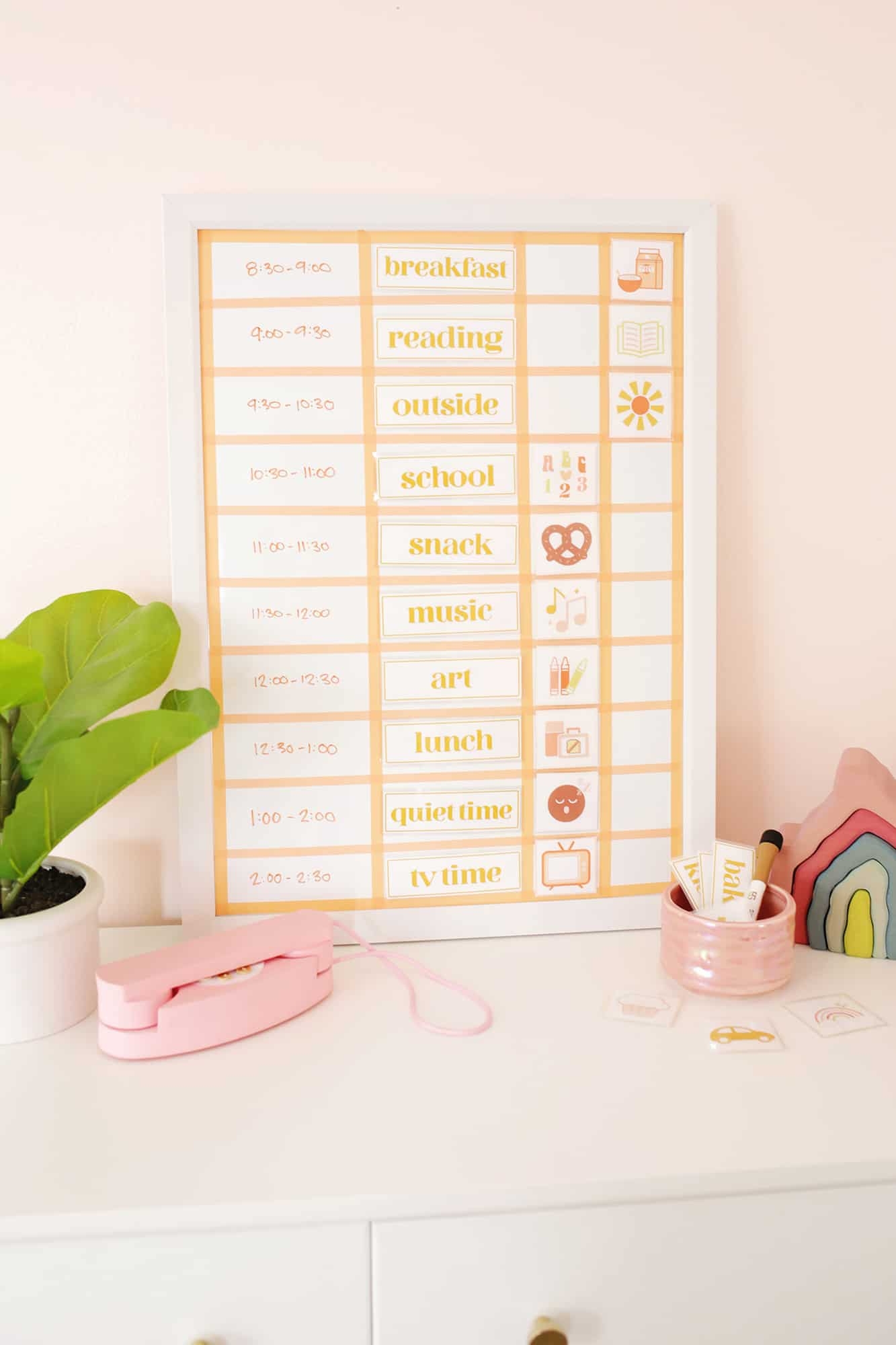 Preschool Visual Schedule DIY A Beautiful Mess Preschool Visual Schedule DIY A Beautiful Mess