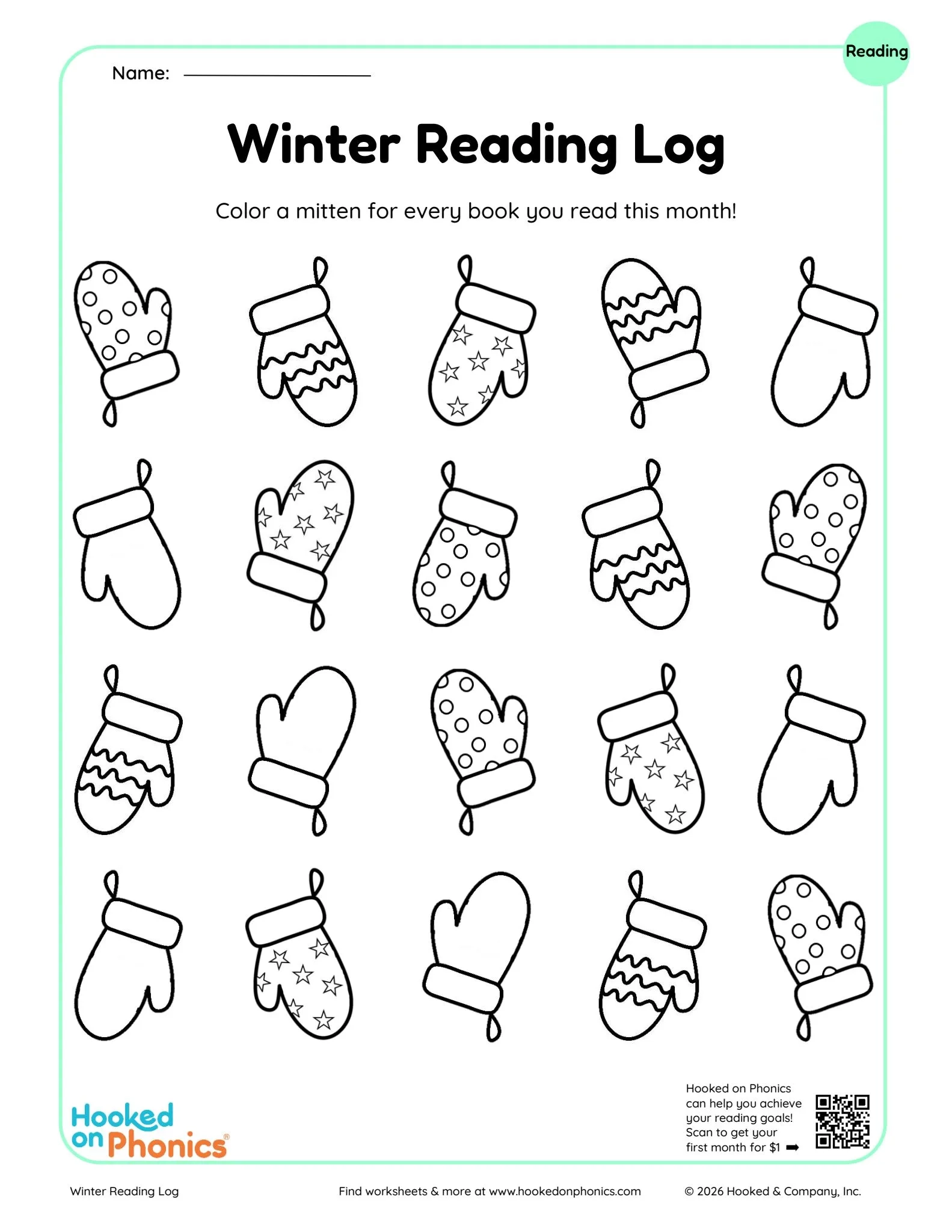 Preschool Winter Worksheets Hooked On Phonics Preschool Winter Worksheets Hooked On Phonics