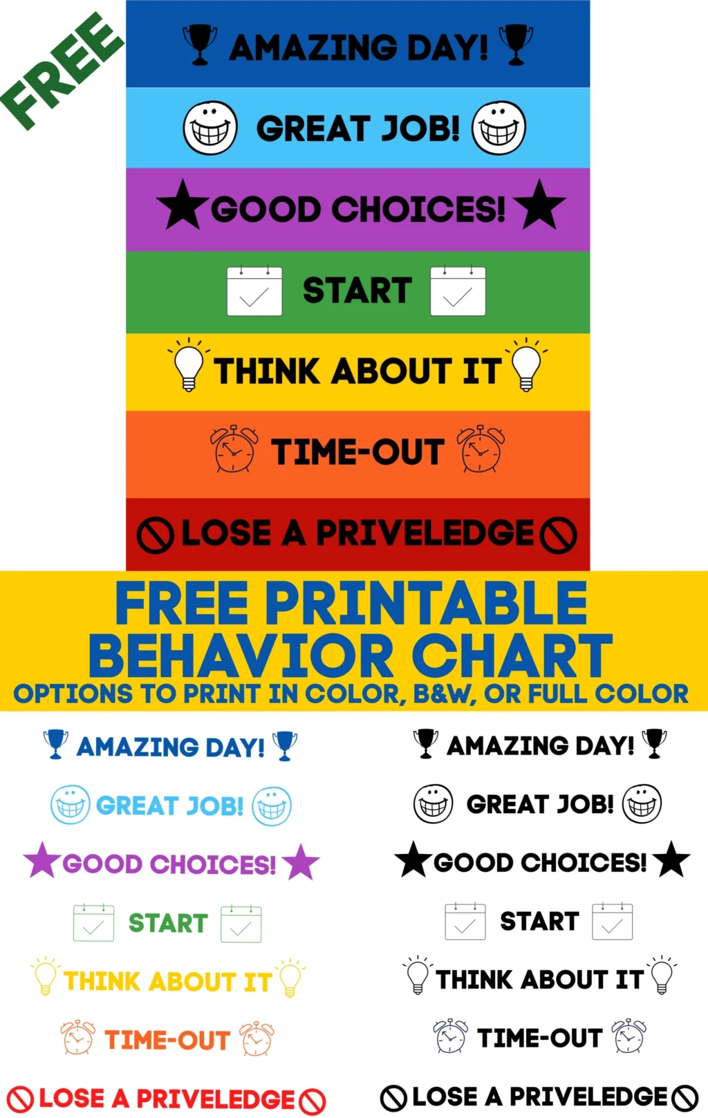 PRINTABLE BEHAVIOR CHART FREE DOWNLOAD 10 More FREE Printables Domestic Superhero PRINTABLE BEHAVIOR CHART FREE DOWNLOAD 10 More FREE Printables Domestic Superhero
