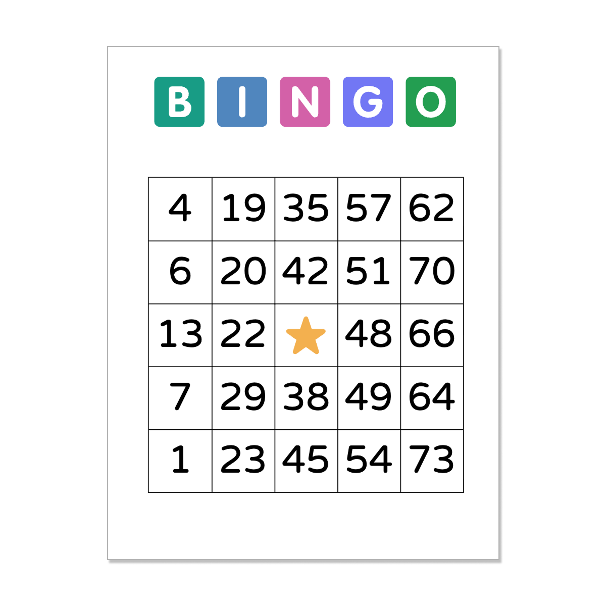 Printable Bingo Cards Free PDFs Print Generators Printable Bingo Cards Free PDFs Print Generators