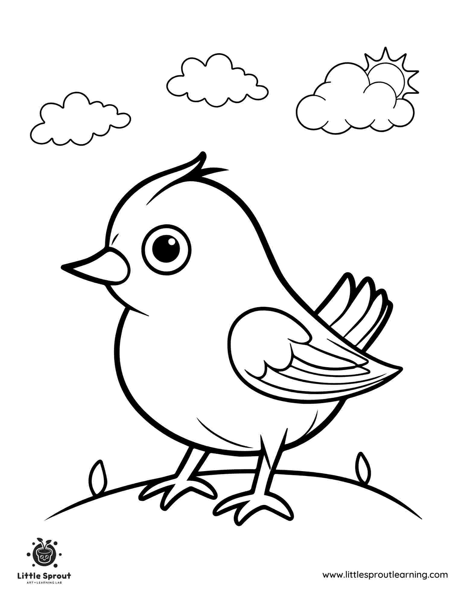 Printable Bird Colouring Pages For Your Child