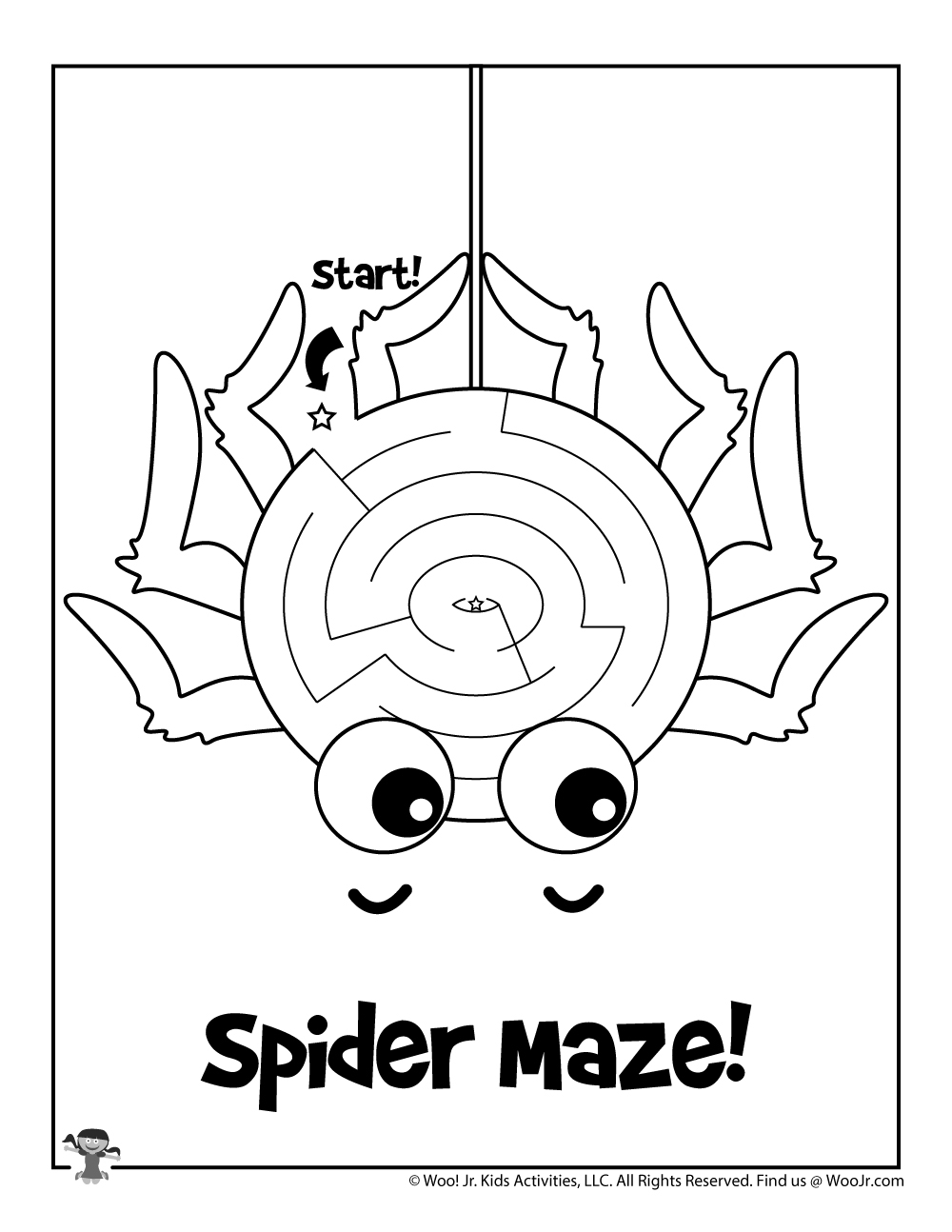 Printable Bug Mazes For Kids Woo Jr Kids Activities Children s Publishing