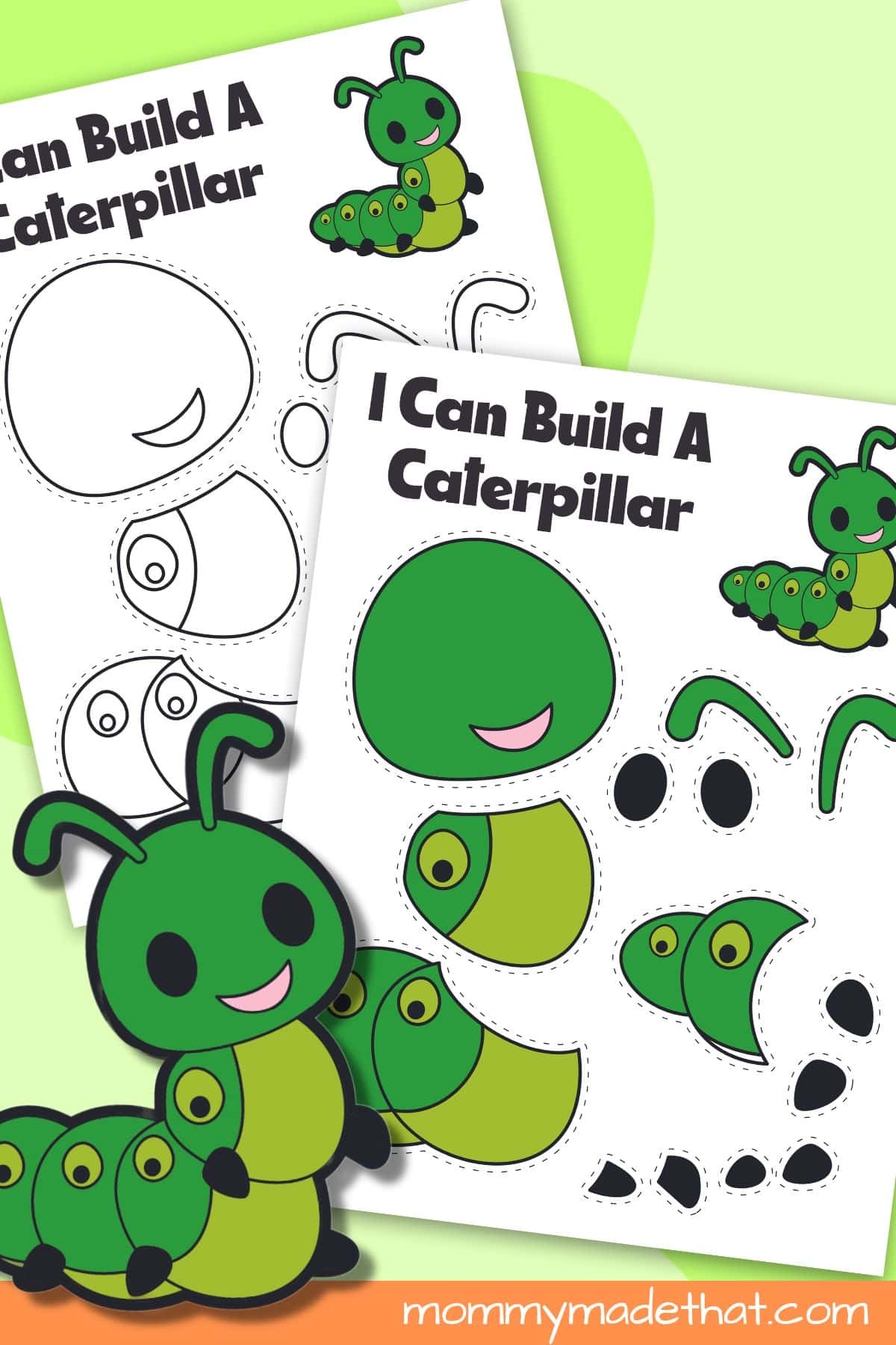 Printable Caterpillar Craft With Free Template Printable Caterpillar Craft With Free Template