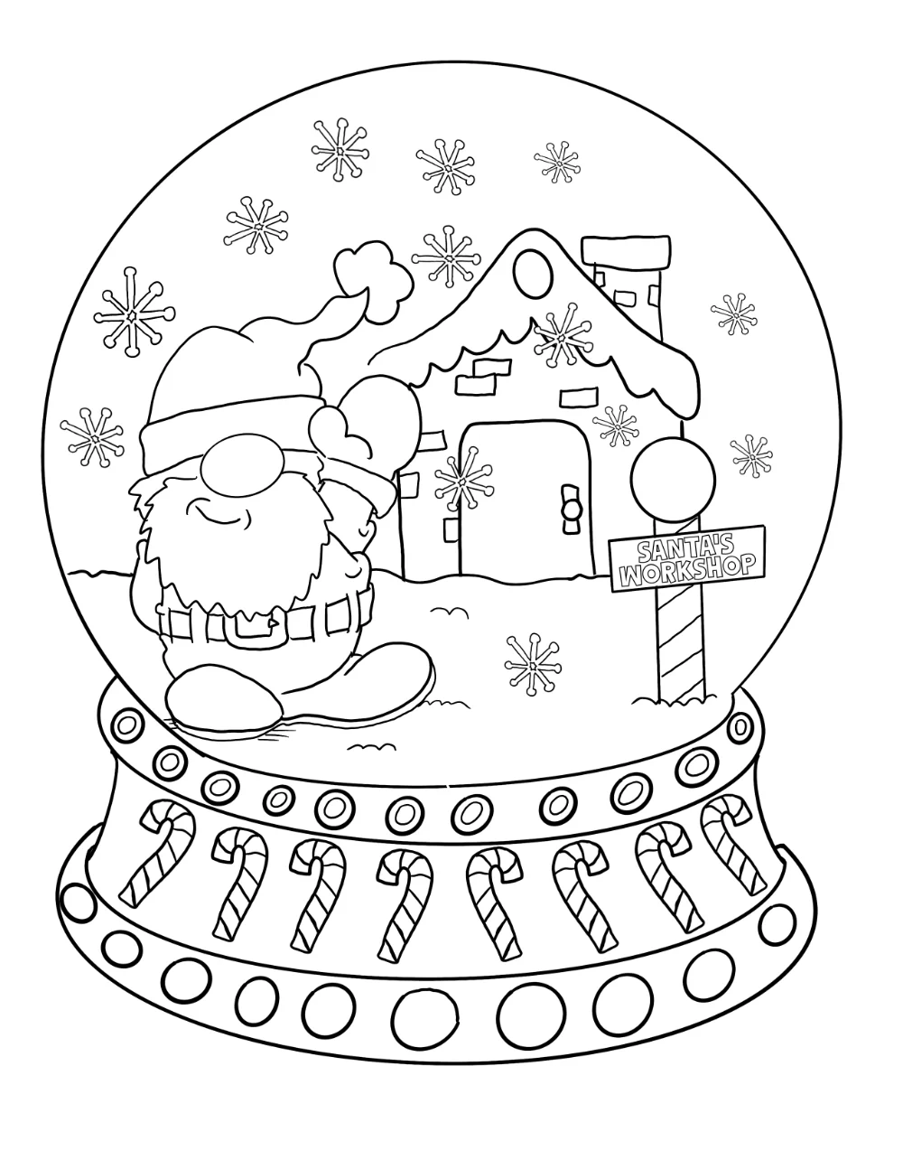 Printable Christmas Coloring Page Bundle For Kids And Adults MartyToons