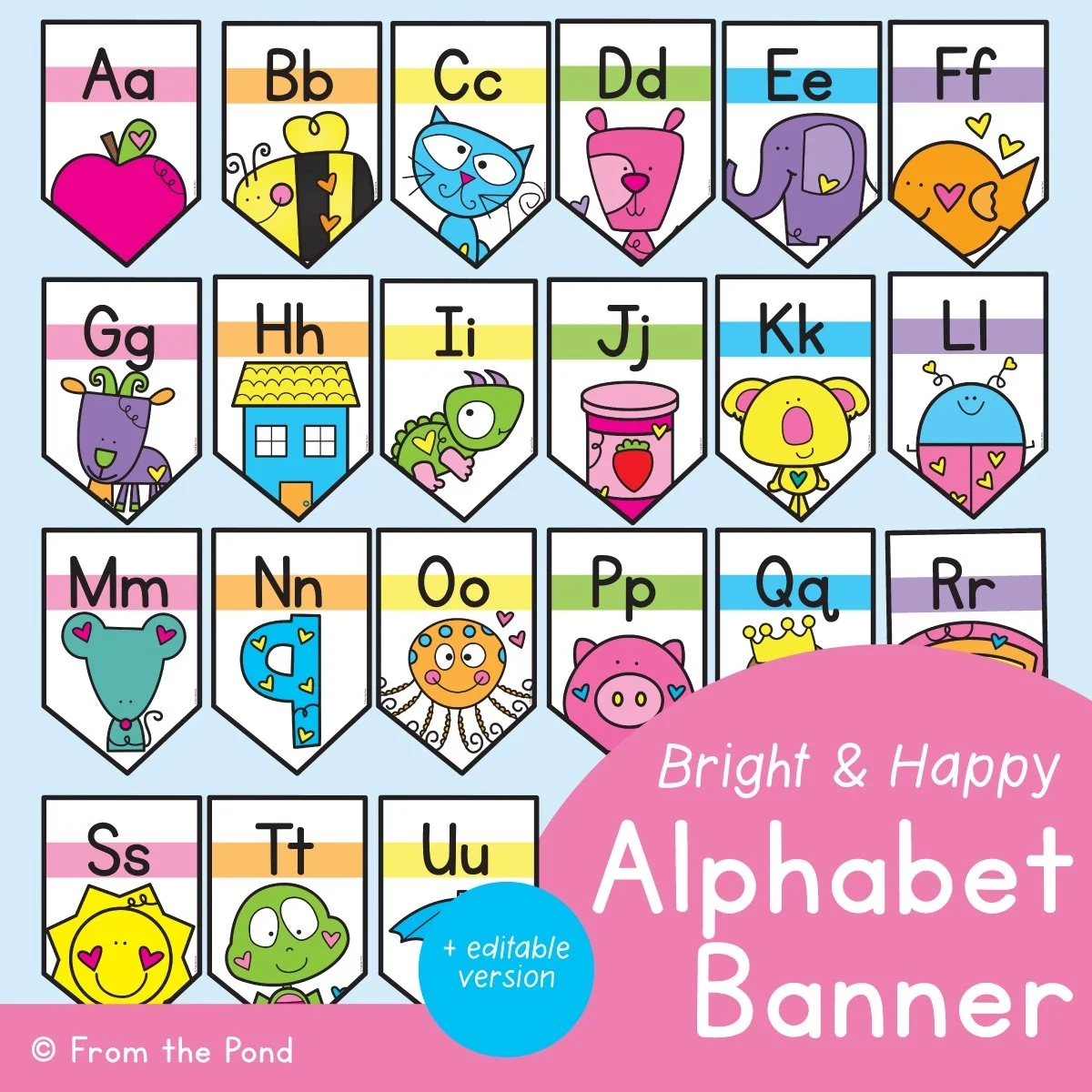 Printable Classroom Decor And Decorations For Happy Child Focused Learning From The Pond