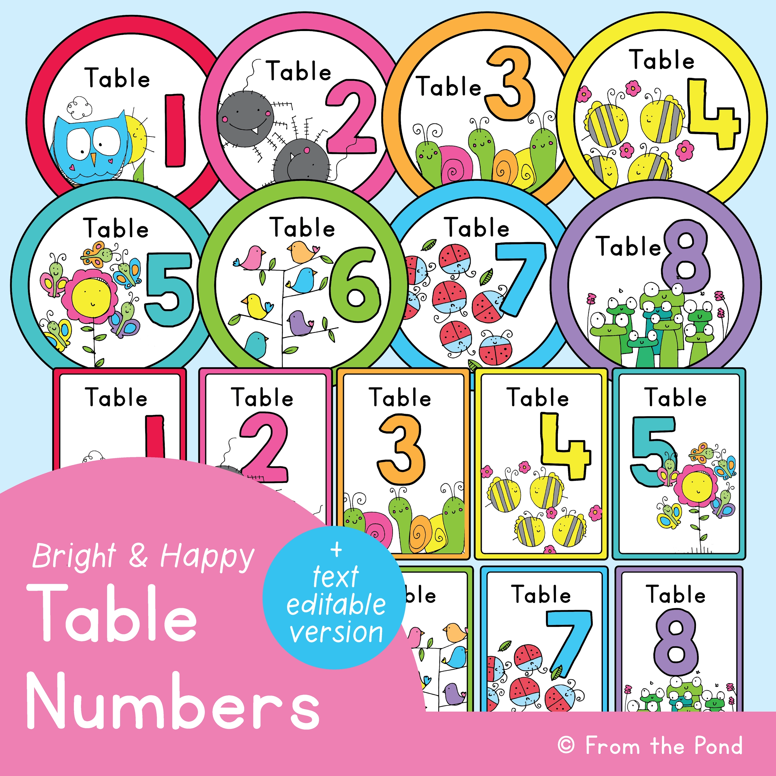 Printable Classroom Decor And Decorations For Happy Child Focused Learning From The Pond