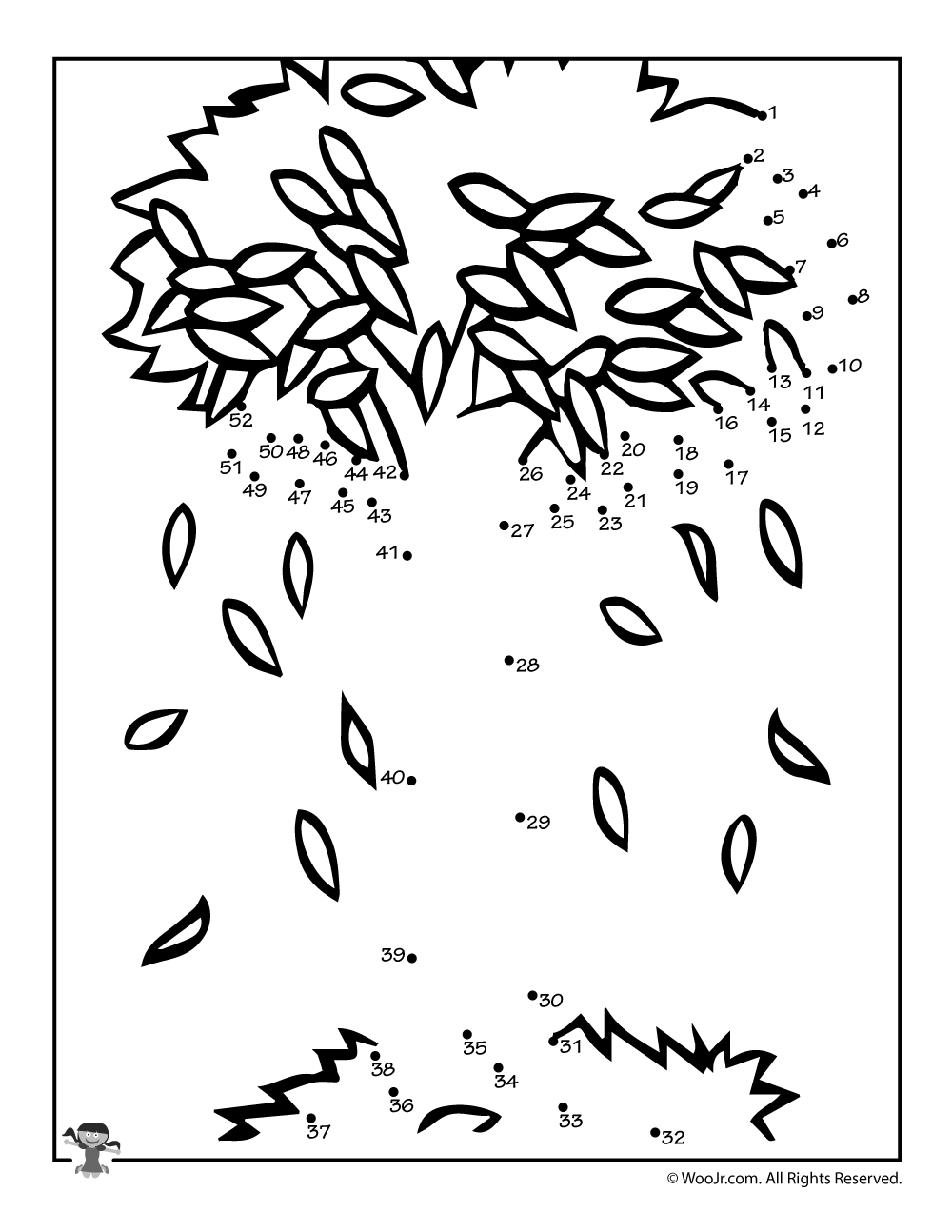 Printable Fall Dot To Dots Woo Jr Kids Activities Children s Publishing