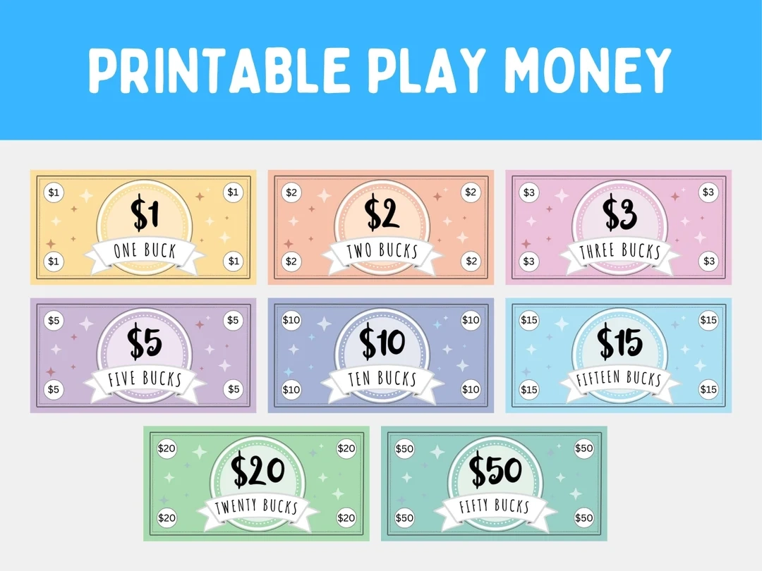 Printable Play Money For Kids Digital Instant Download Pretend Play Money Money For Grocery Playing With Kids Chore Bucks For Kids Etsy Printable Play Money For Kids Digital Instant Download Pretend Play Money Money For Grocery Playing With Kids Chore Bucks For Kids Etsy