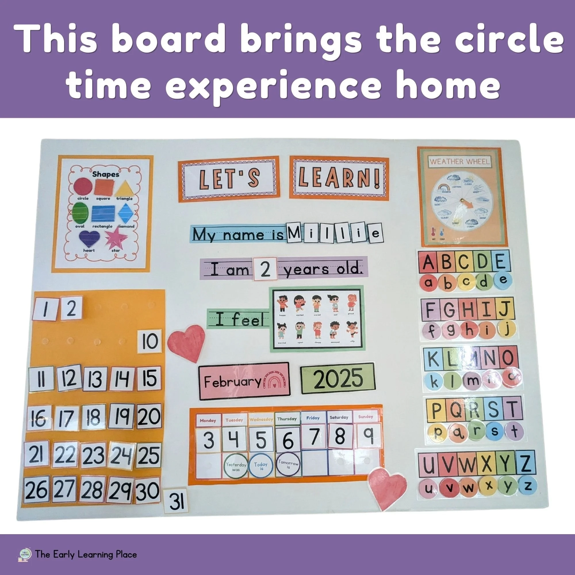 Printable Preschool Learning Board The Perfect Homeschool Tool For Toddlers And Preschoolers The Early Learning Place The Early Learning Place Printable Preschool Learning Board The Perfect Homeschool Tool For Toddlers And Preschoolers The Early Learning Place The Early Learning Place
