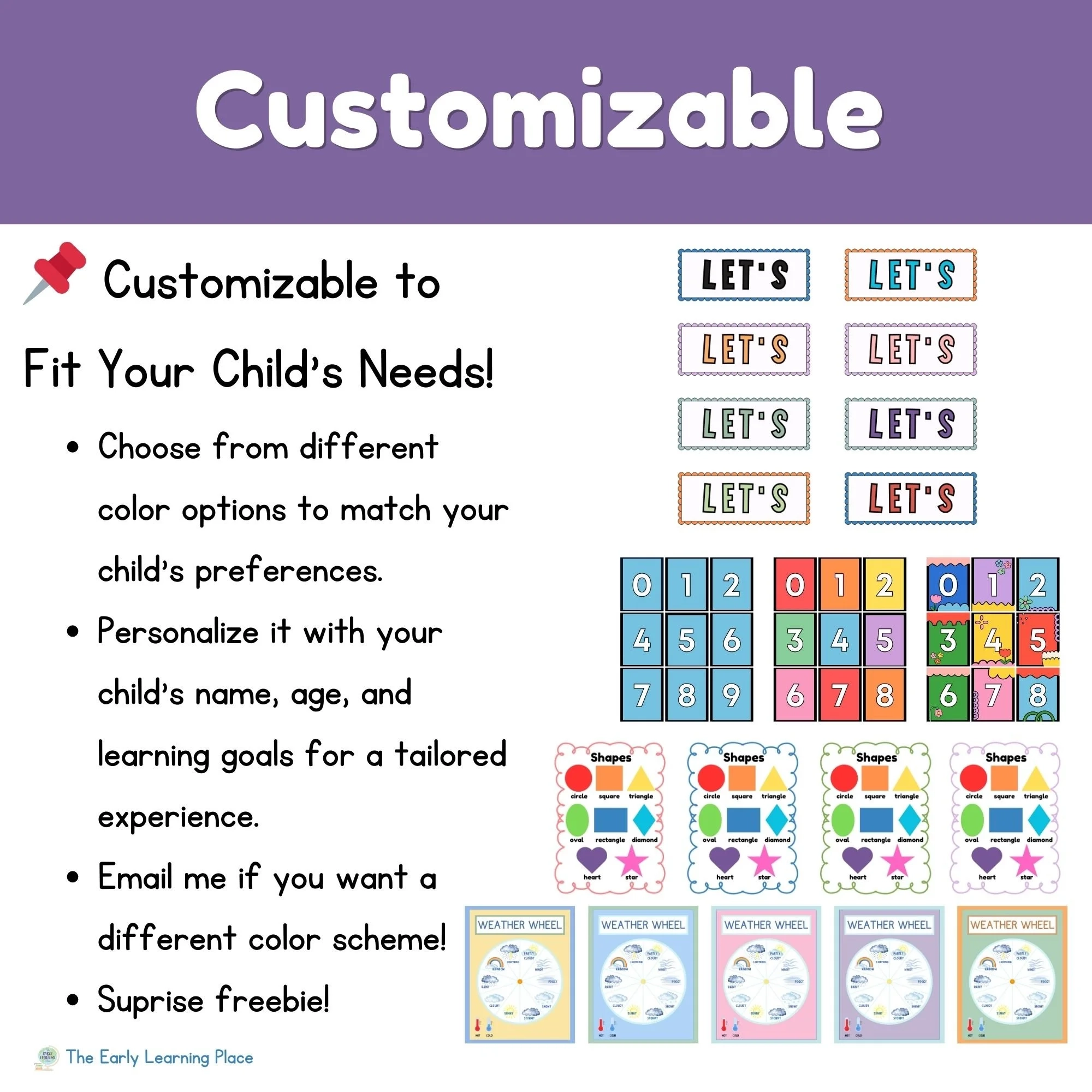 Printable Preschool Learning Board The Perfect Homeschool Tool For Toddlers And Preschoolers The Early Learning Place The Early Learning Place