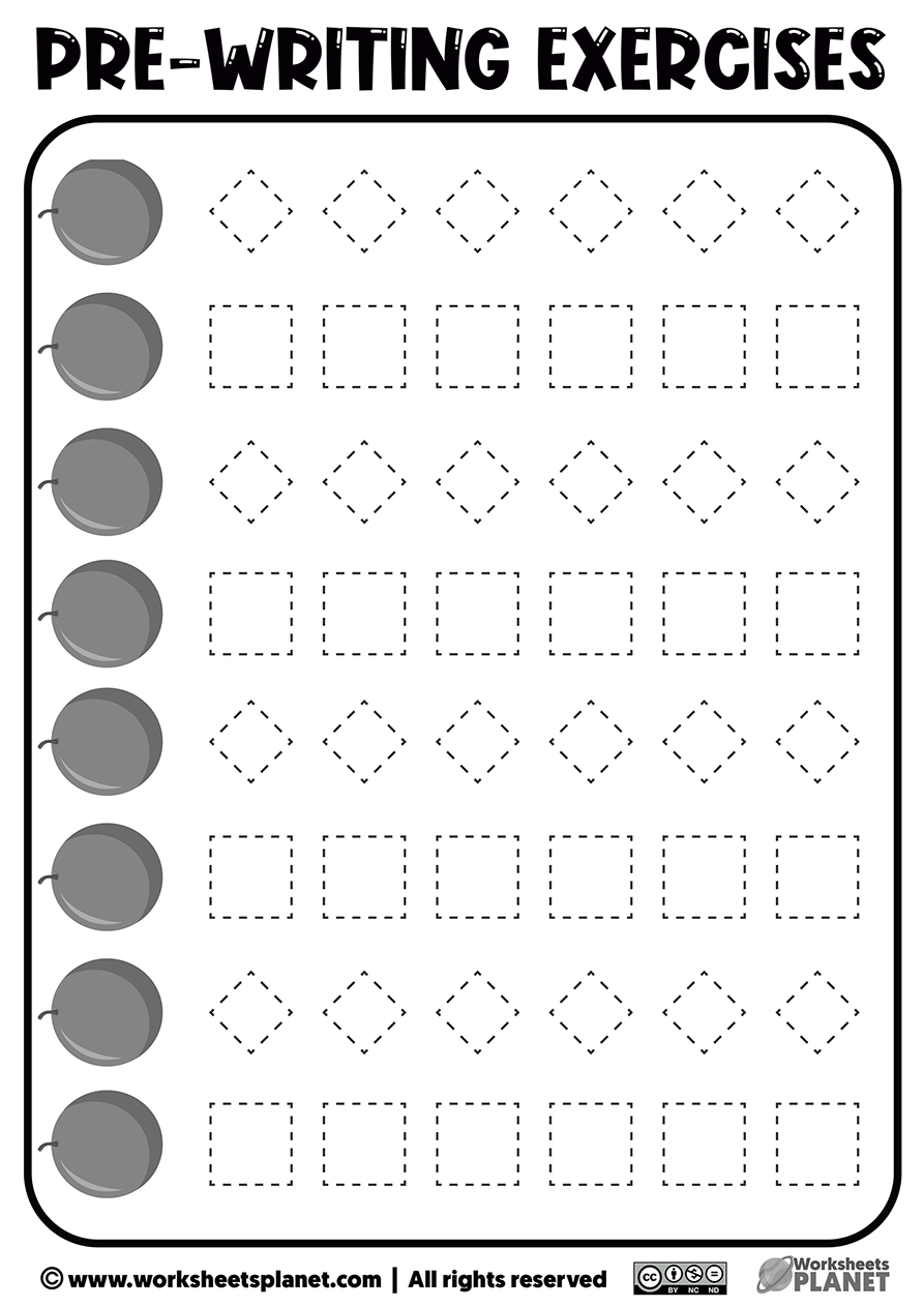 Printable Prewriting Activities For Preschoolers Worksheets Library