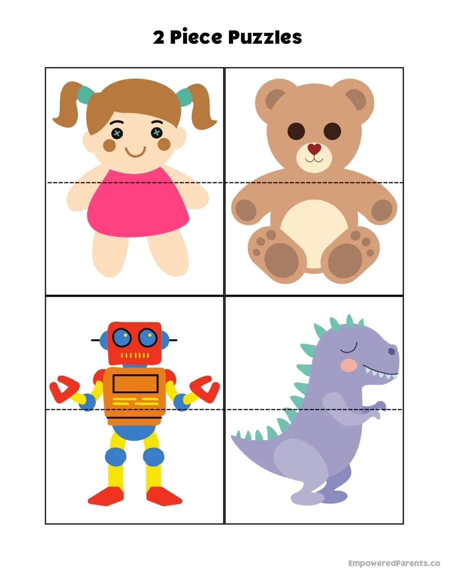 Printable Puzzles For Toddlers And Preschoolers PDF Empowered Parents