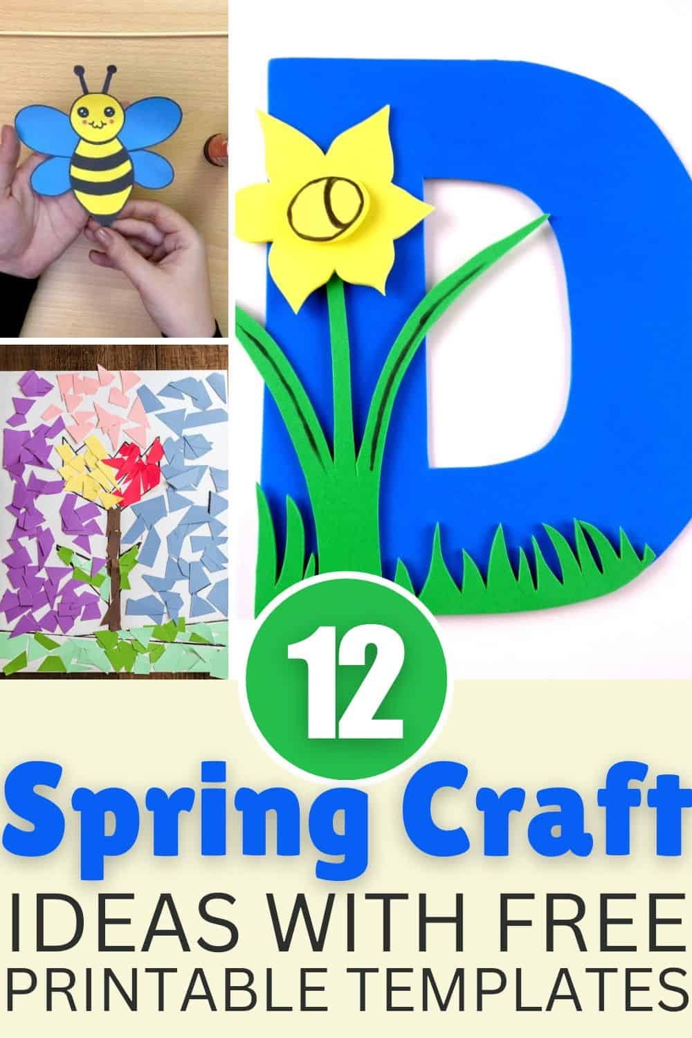 Printable Spring Crafts For Preschoolers 12 Ideas With Templates