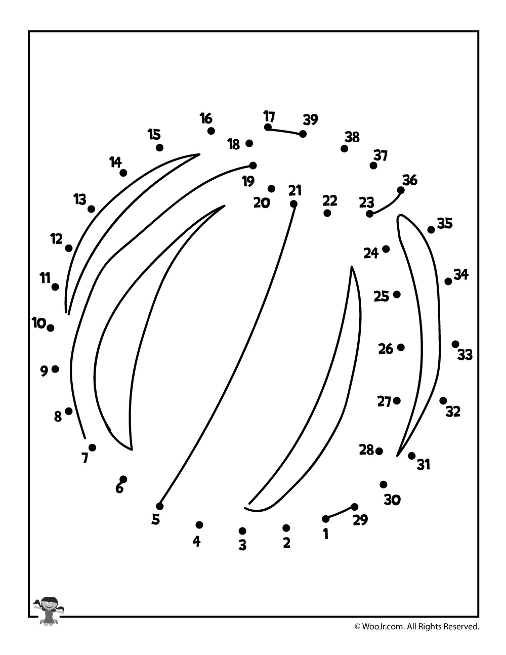 Printable Summer Dot To Dot Pages Woo Jr Kids Activities Children s Publishing