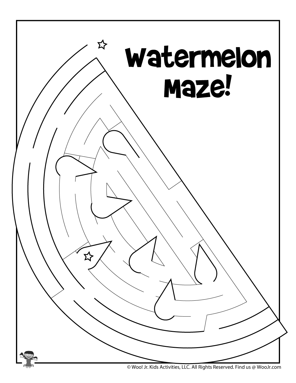 Printable Summer Mazes For Kids Woo Jr Kids Activities Children s Publishing