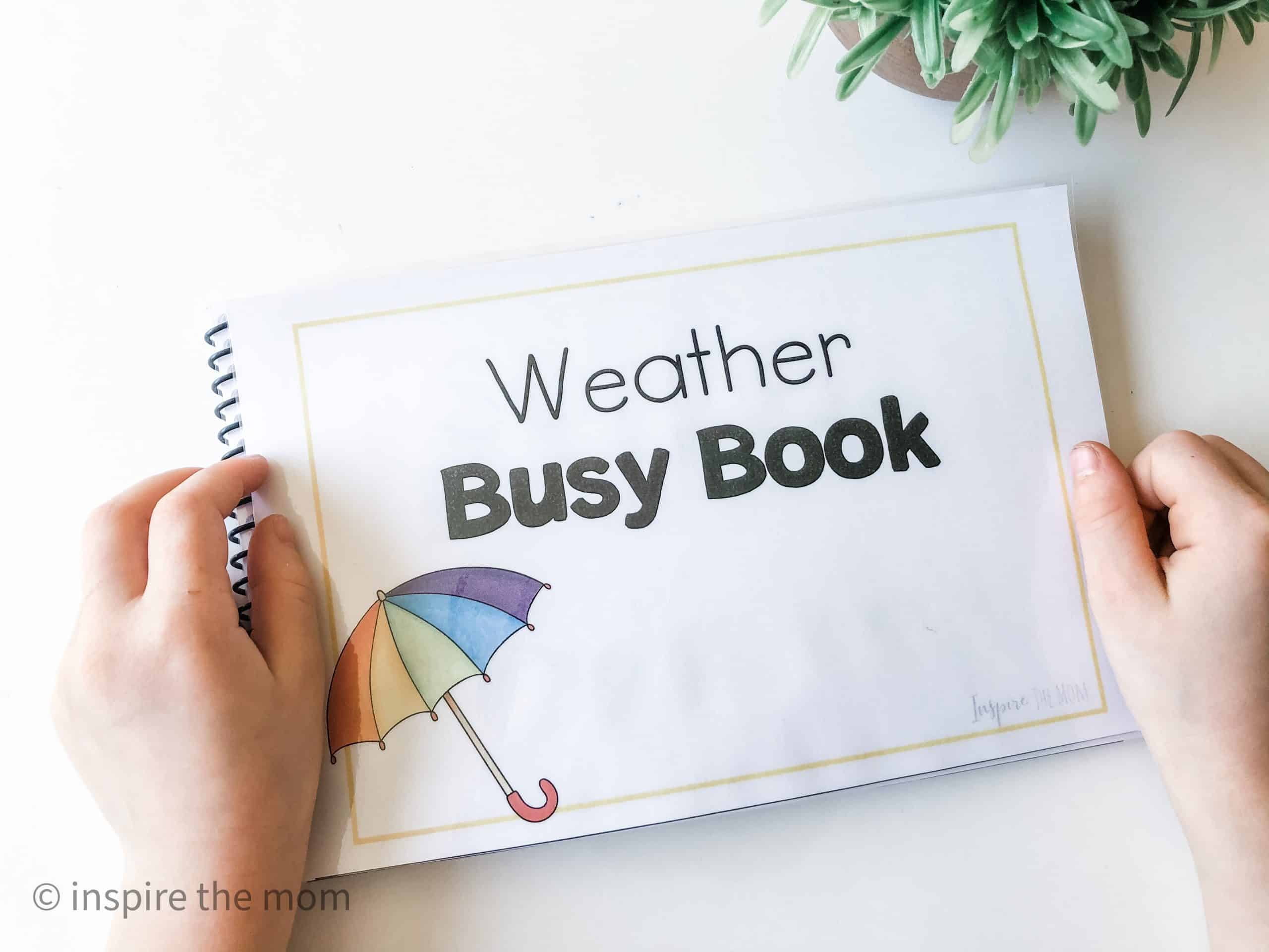 Printable Weather Busy Book Printable Weather Busy Book