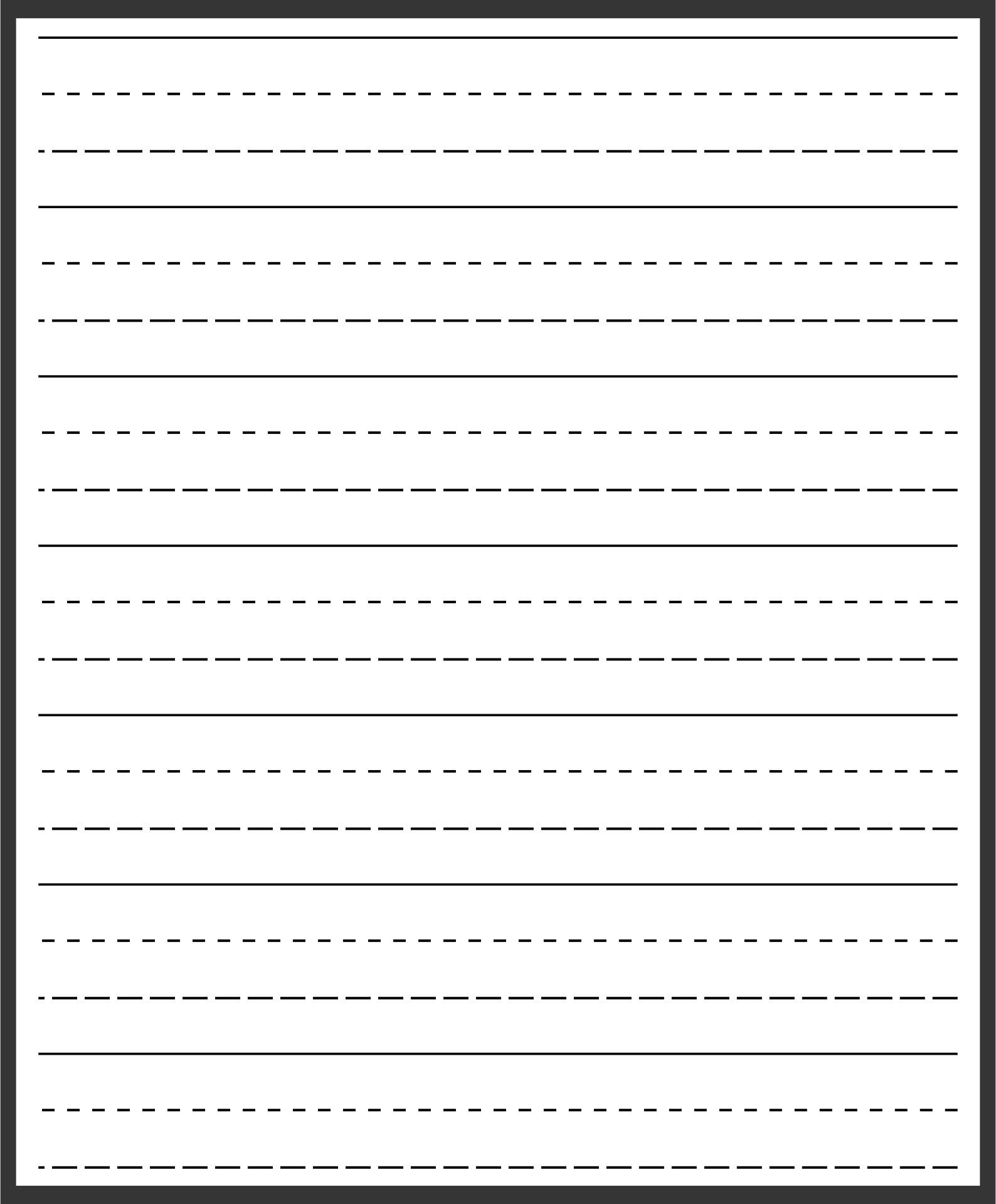 Printable Writing Paper For Handwriting For Preschool To Early Worksheets Library Printable Writing Paper For Handwriting For Preschool To Early Worksheets Library