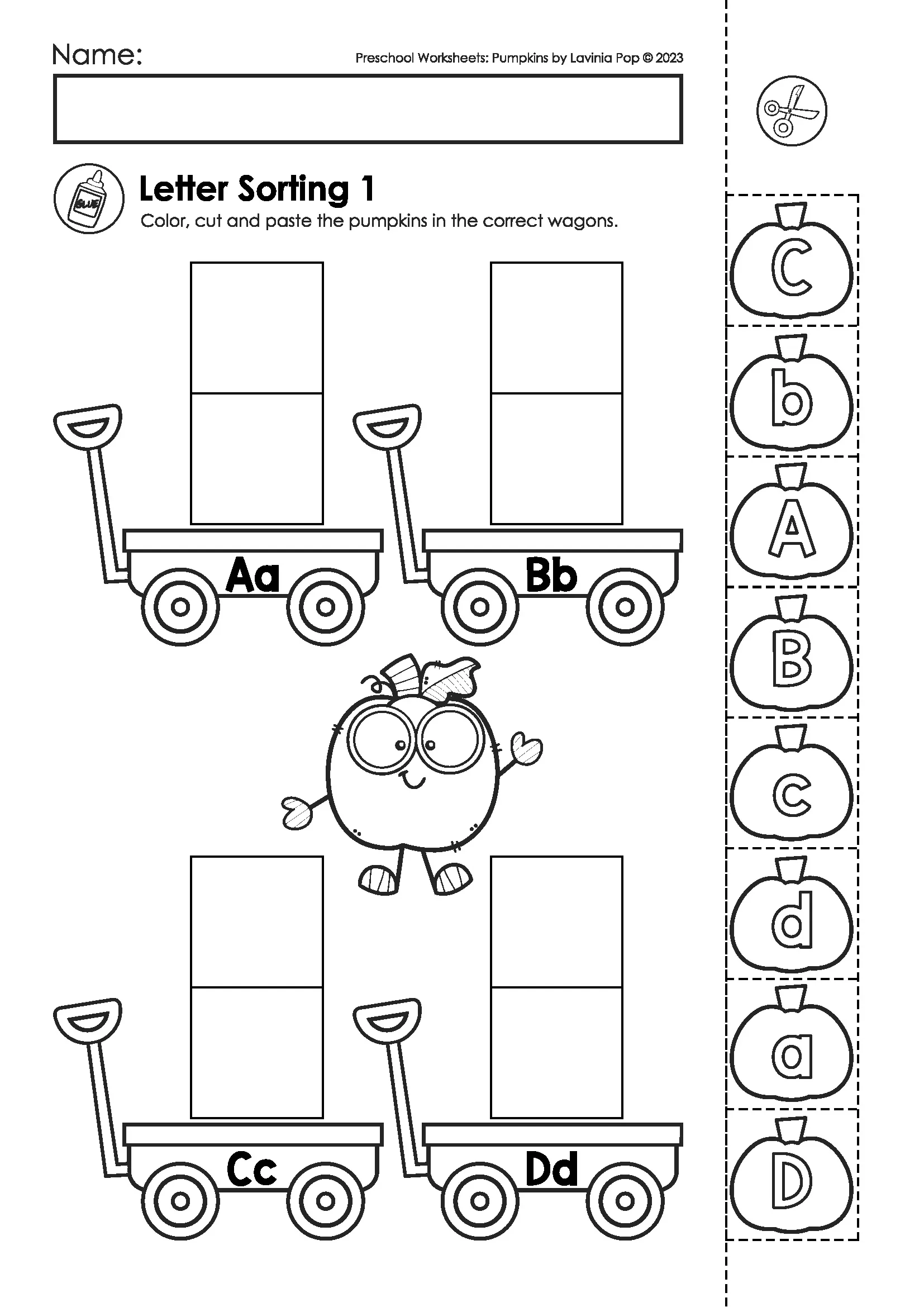 Pumpkins Preschool Worksheets And Activities No Prep