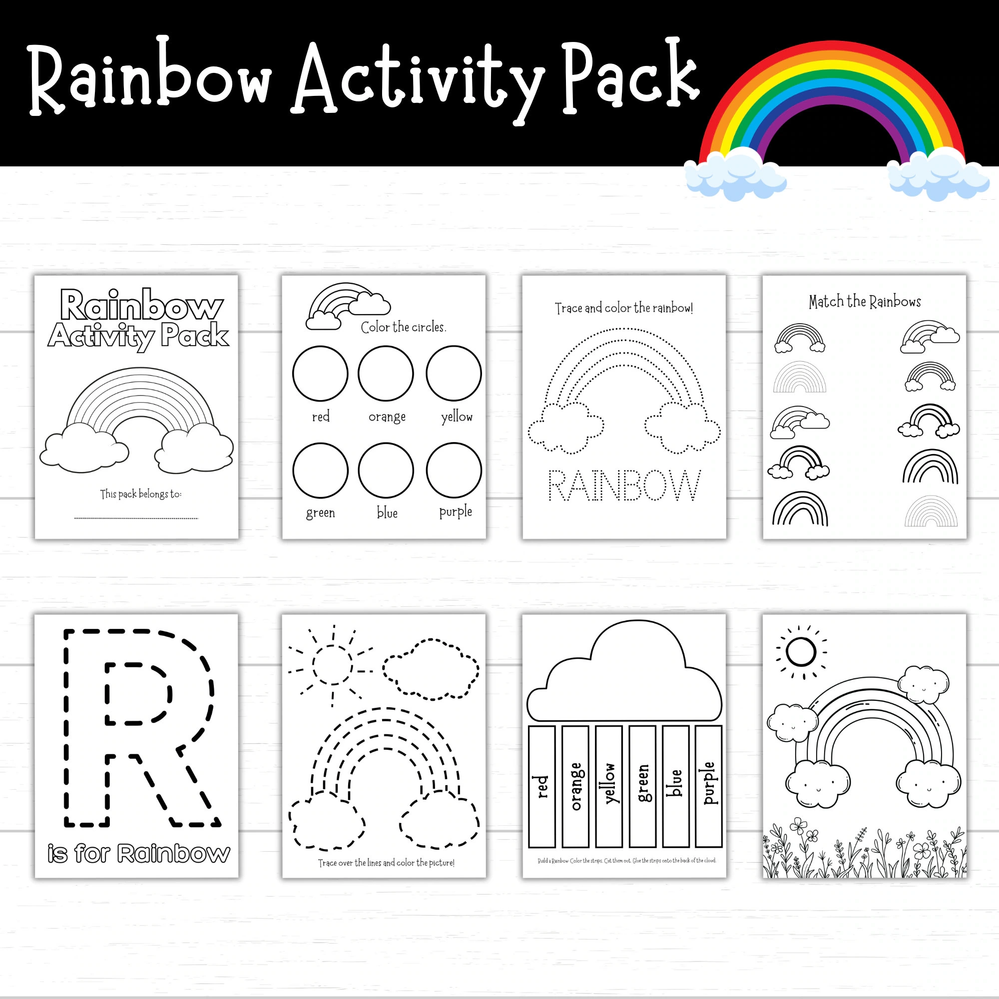 Rainbow Activities Pack For Kids Printable Rainbow Worksheets Spring Preschool Learning Build A Rainbow Coloring Matching Games Etsy Rainbow Activities Pack For Kids Printable Rainbow Worksheets Spring Preschool Learning Build A Rainbow Coloring Matching Games Etsy