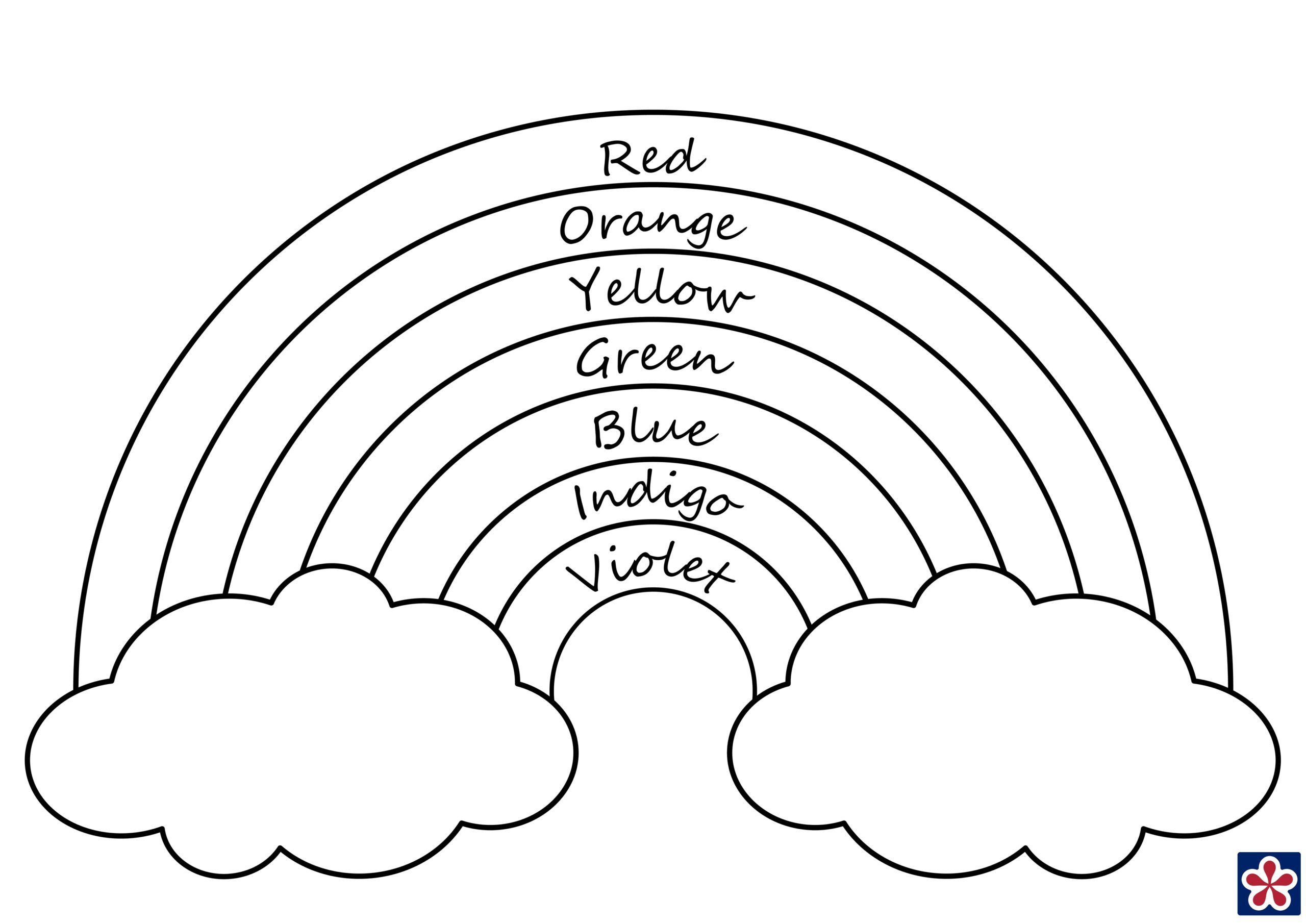 Rainbow Template Activity TeachersMag