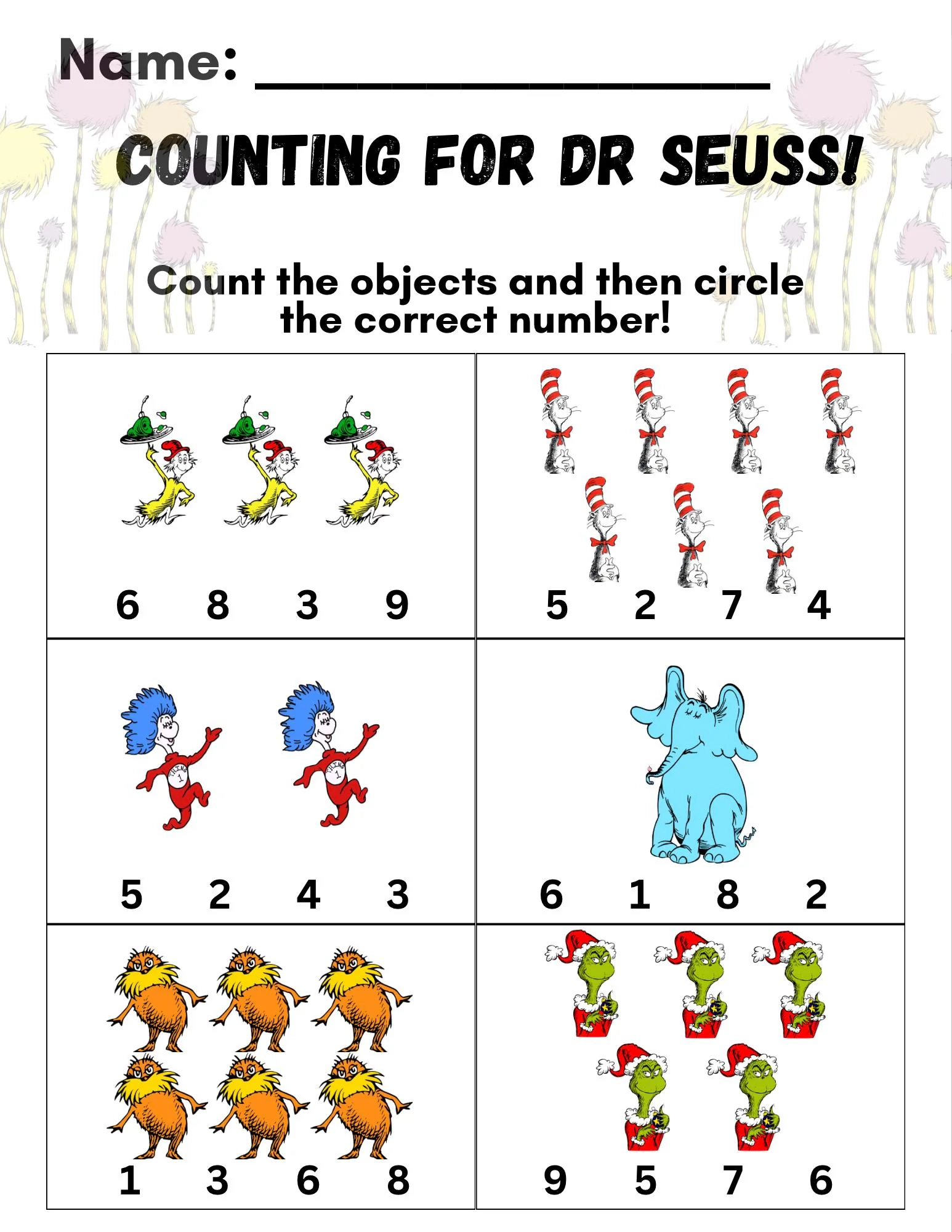 Read Across America Number Matching For Pre K Prek Fine Motor Preschool Tools Holiday Themed Activities Preschool Worksheet Etsy Read Across America Number Matching For Pre K Prek Fine Motor Preschool Tools Holiday Themed Activities Preschool Worksheet Etsy