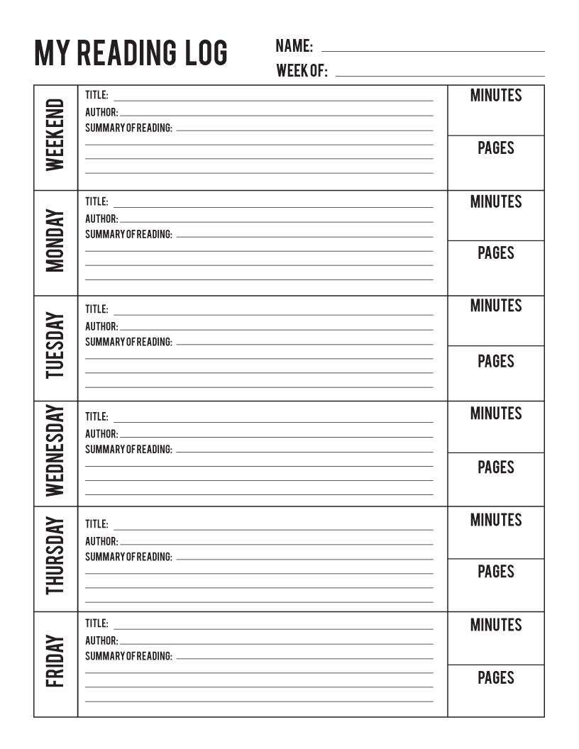 Reading Log Printable And Book Report Printable Pack Natural Beach Living Reading Log Printable And Book Report Printable Pack Natural Beach Living