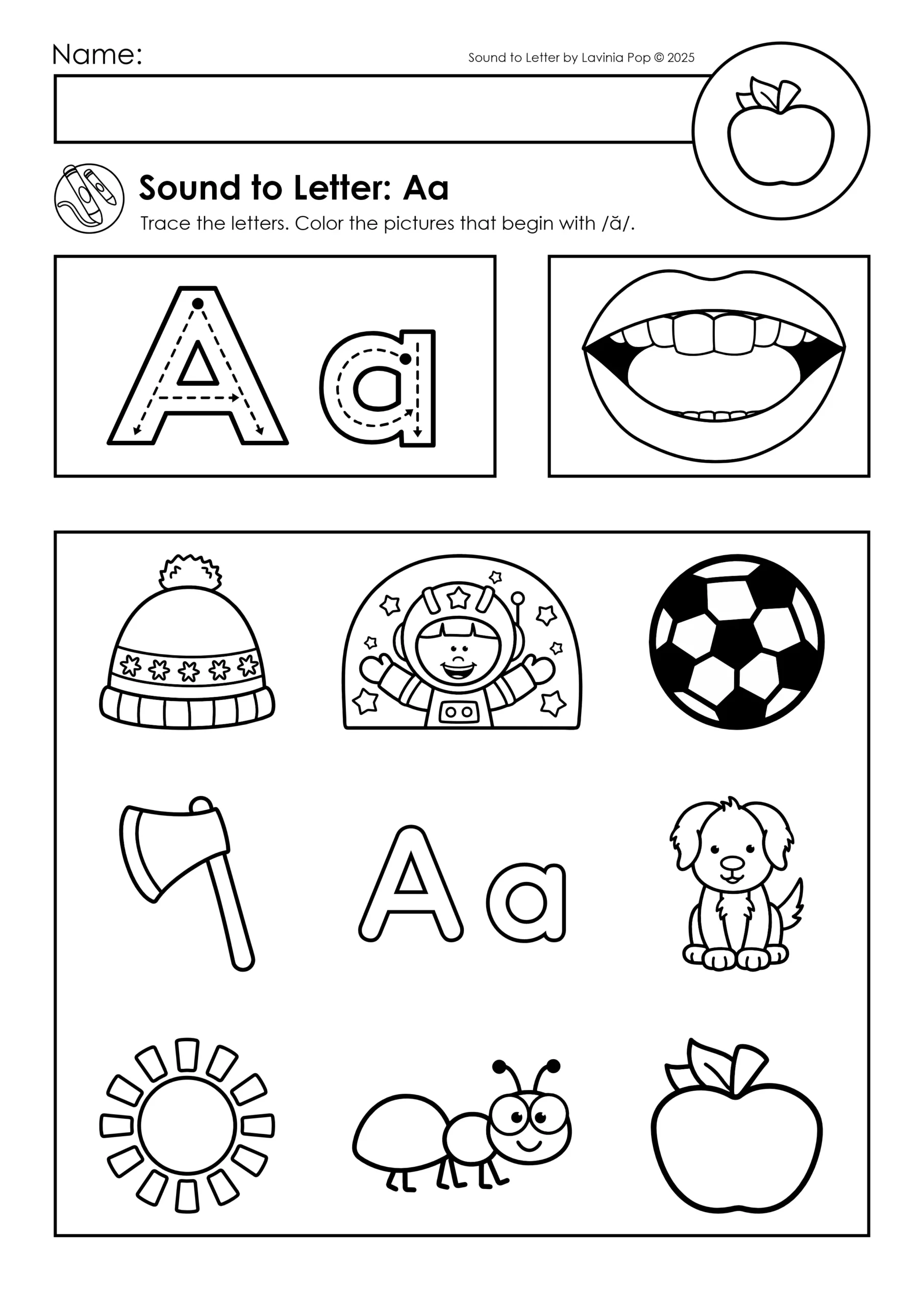 Science Of Reading Alphabet Worksheets A Z Phonics Practice