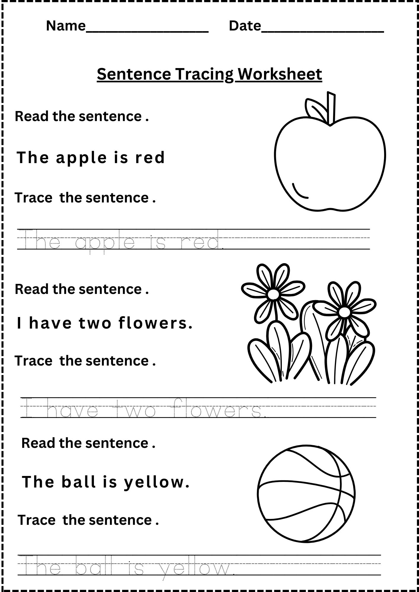 Sentence Writing Practice Worksheets Kindergarten Sentence Writing Practice Worksheets Kindergarten