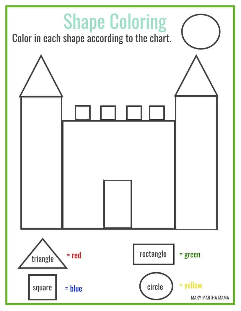 Shapes Worksheets For Preschool Free Printables Mary Martha Mama Worksheets Library Shapes Worksheets For Preschool Free Printables Mary Martha Mama Worksheets Library